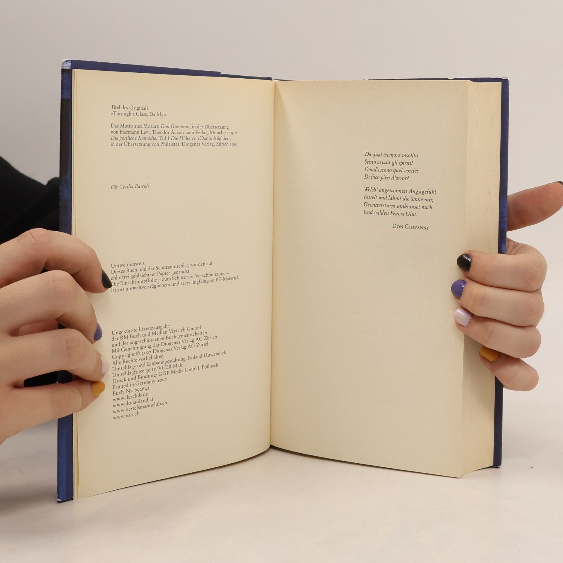 Donna Leon Wie durch ein dunkles Glas