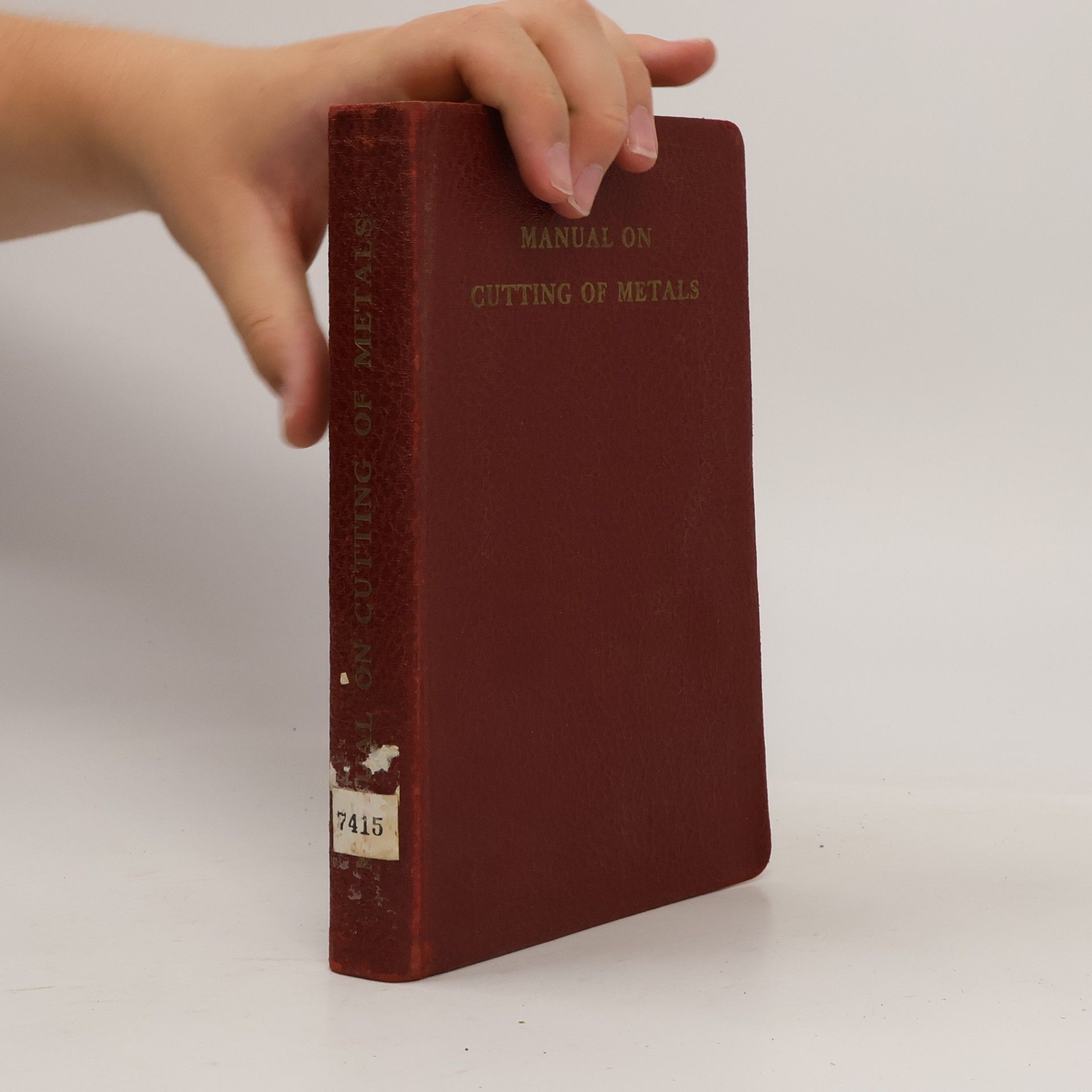 Autorenkollektiv Manual On Cutting Of Metals