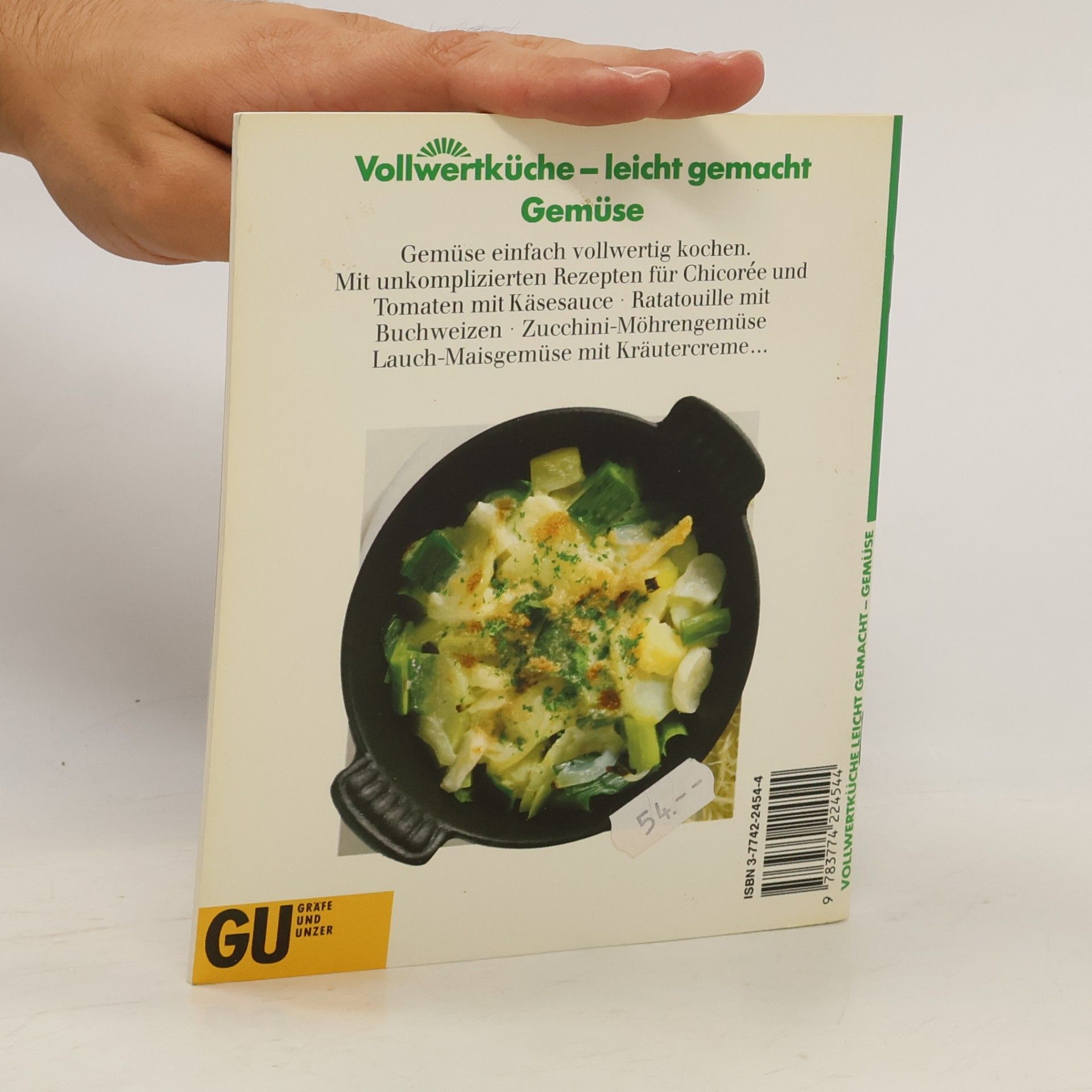 Johanna Handschmann Vollwertküche leicht gemacht - Gemüse