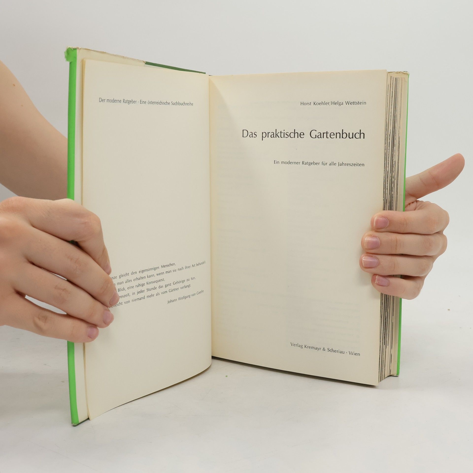 Horst Koehler Das praktische Gartenbuch