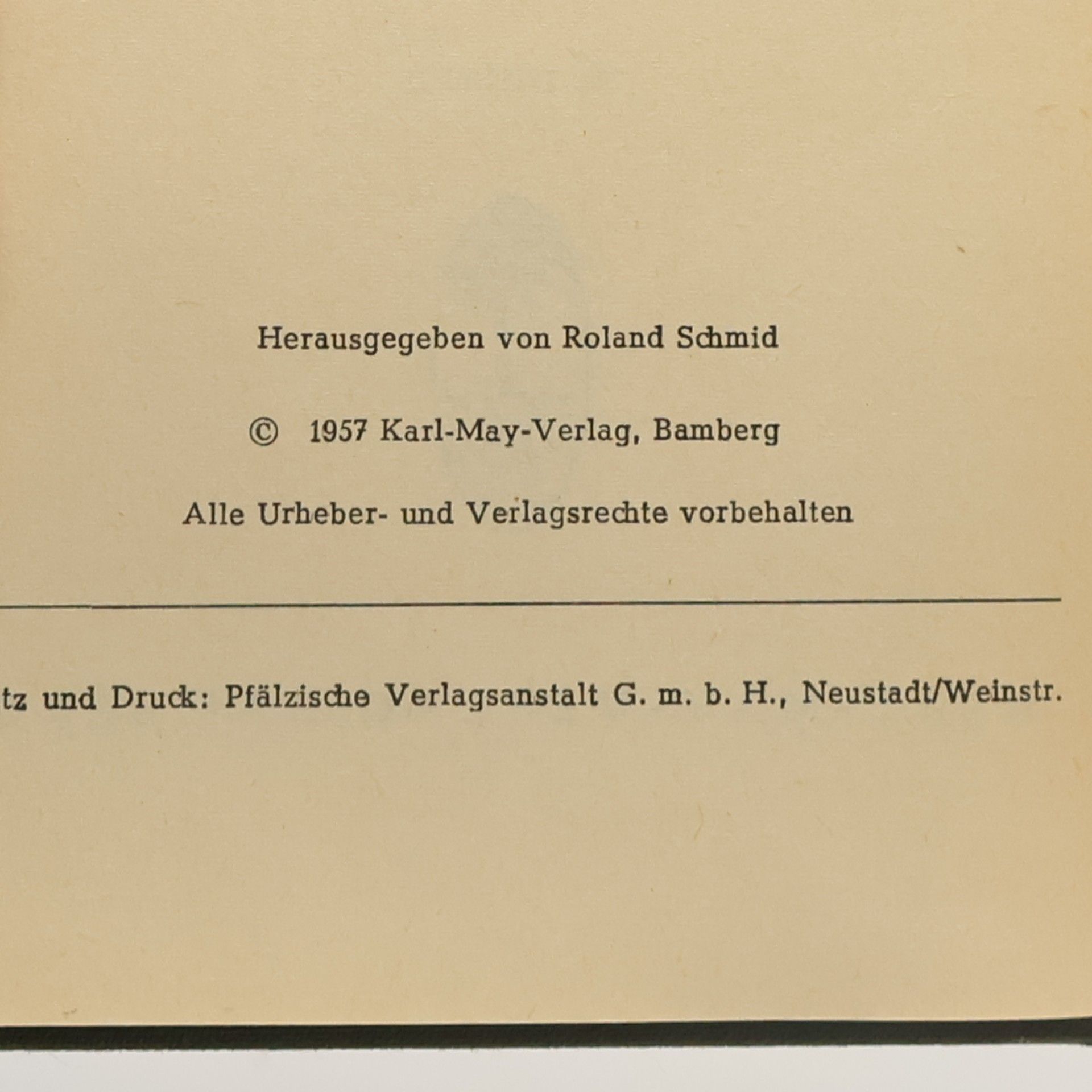 Karl May Das versteinerte Gebet