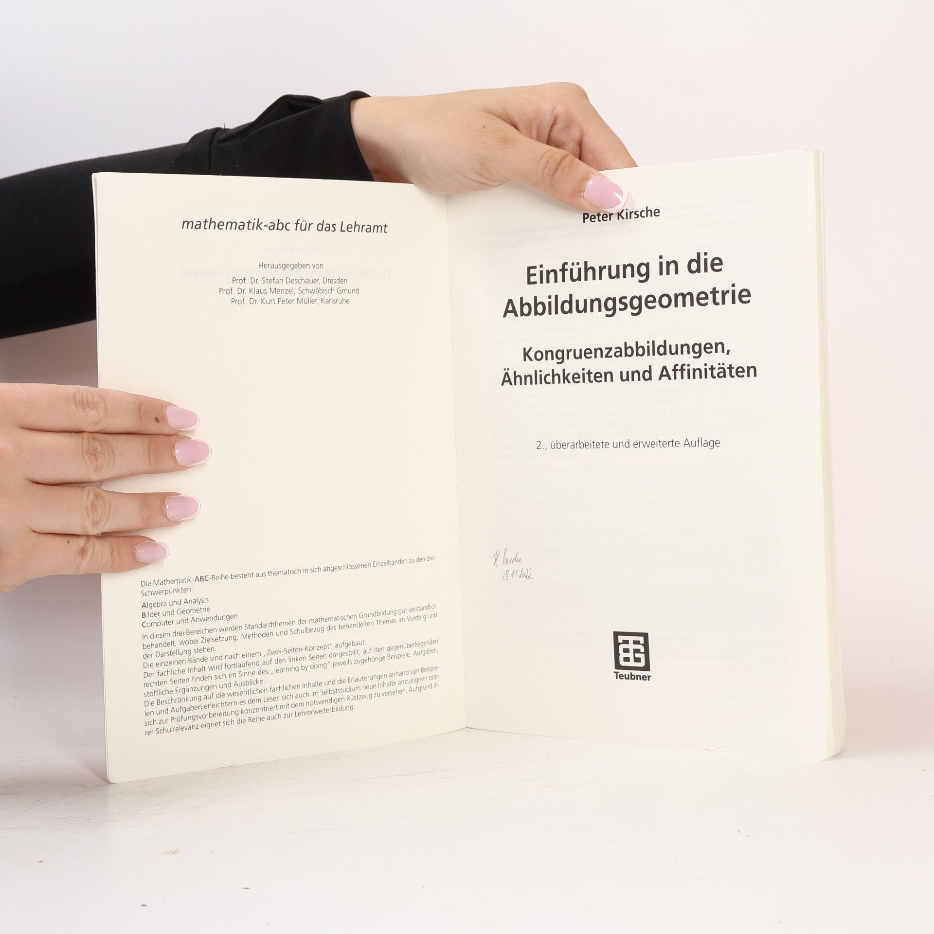 Peter Kirsche Einführung in die Abbildungsgeometrie