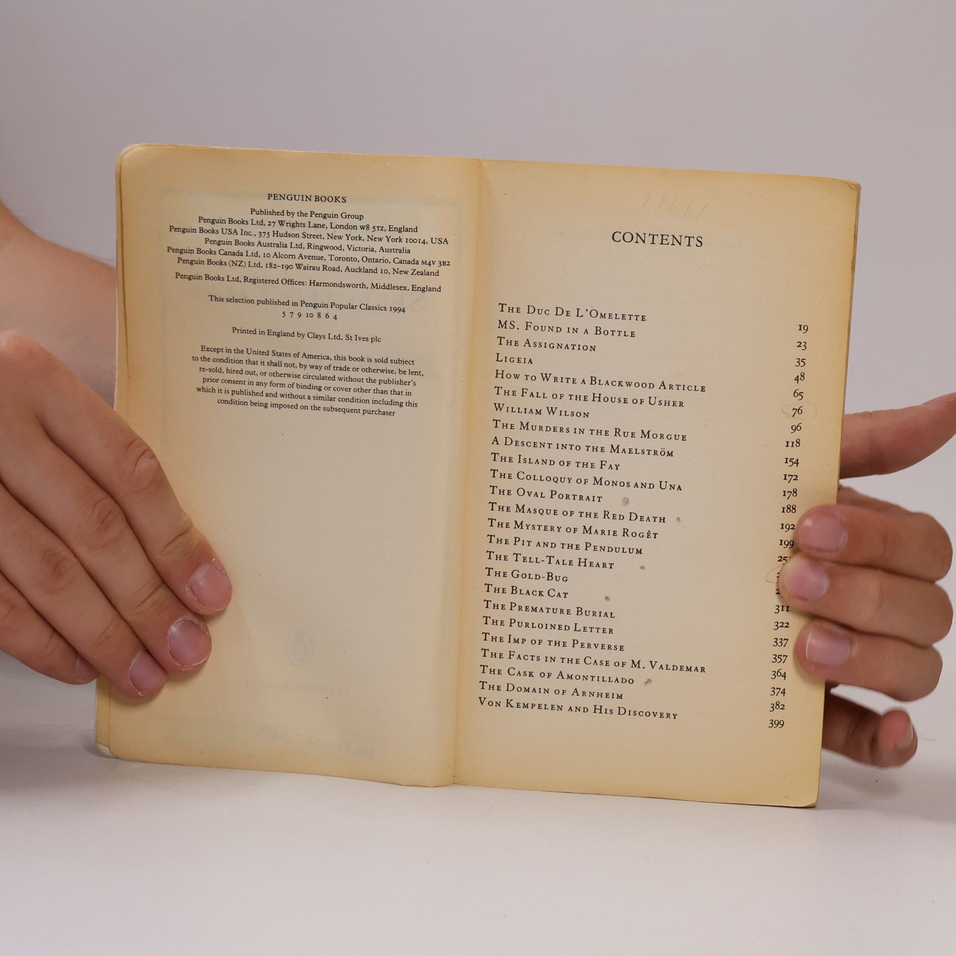 Edgar Allan Poe Selected Tales