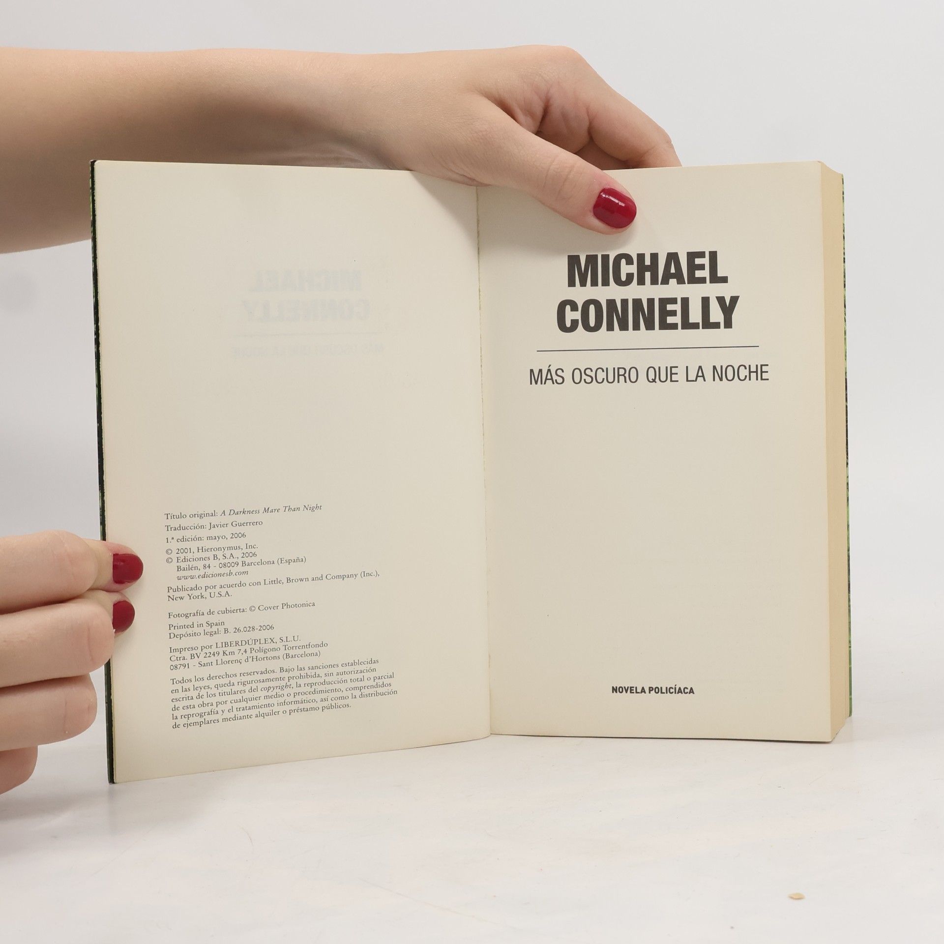 Michael Connelly Más negro que la noche