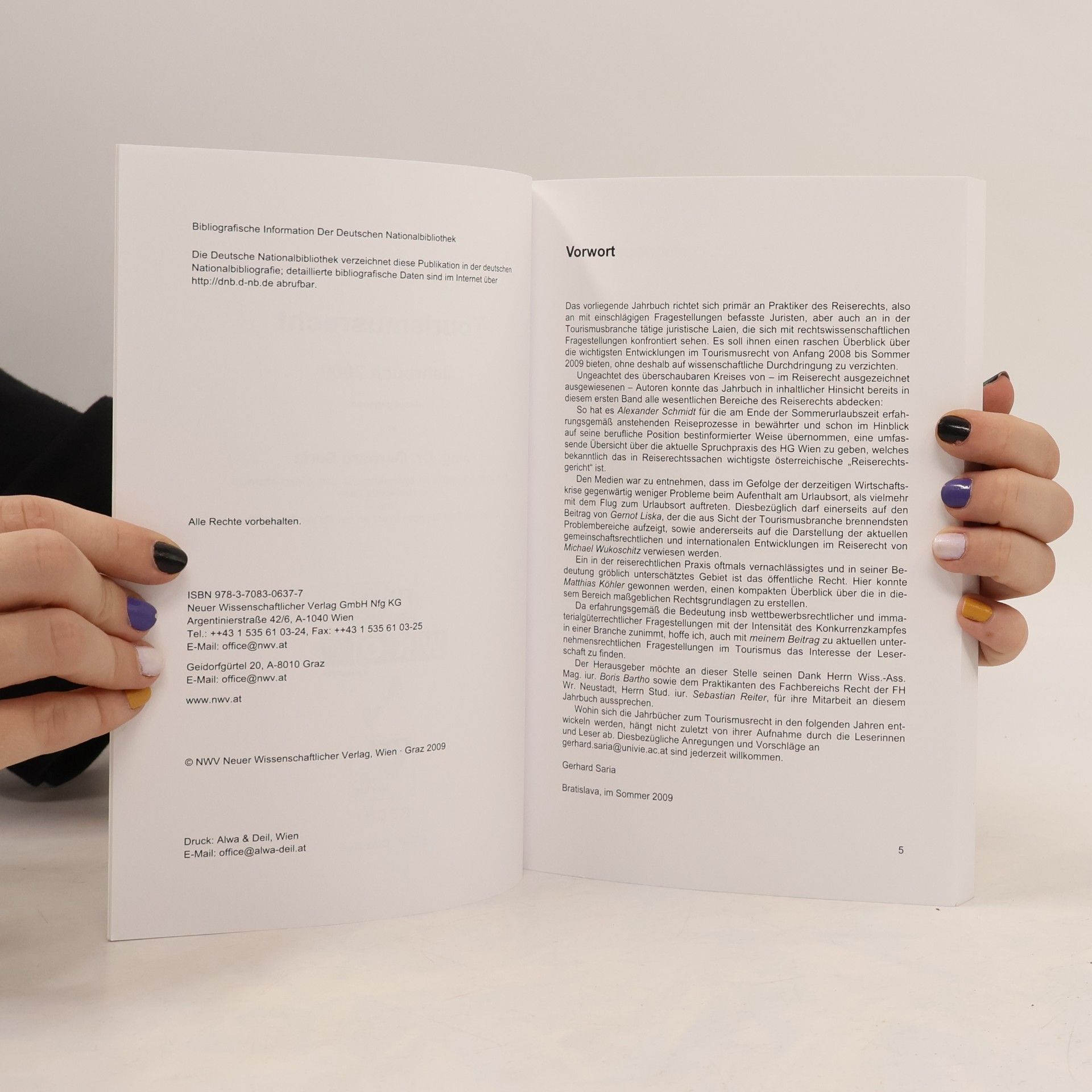 Gerhard Saria Jahrbuch - 2009: Tourismusrecht