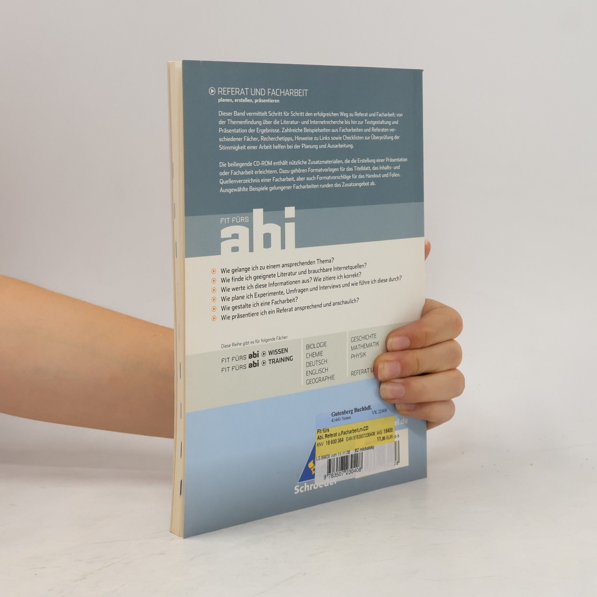 Karlheinz Uhlenbrock Fit fürs Abi: Referat und Facharbeit