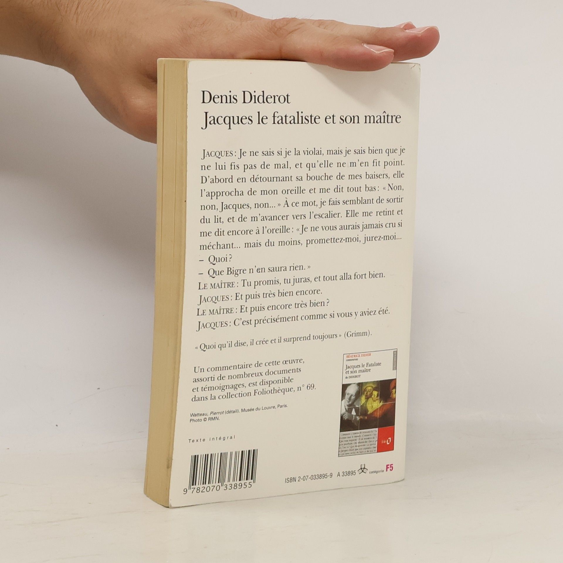 Denis Diderot Jacques le fataliste et son maître