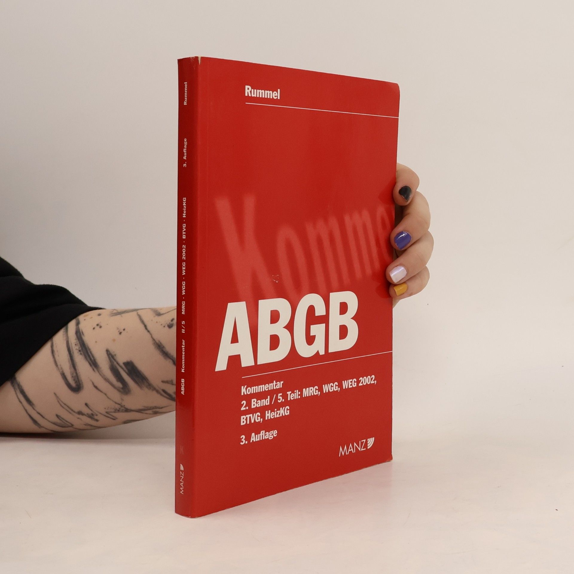 Peter Rummel ABGB. Kommentar 2. Band / 5. Teil