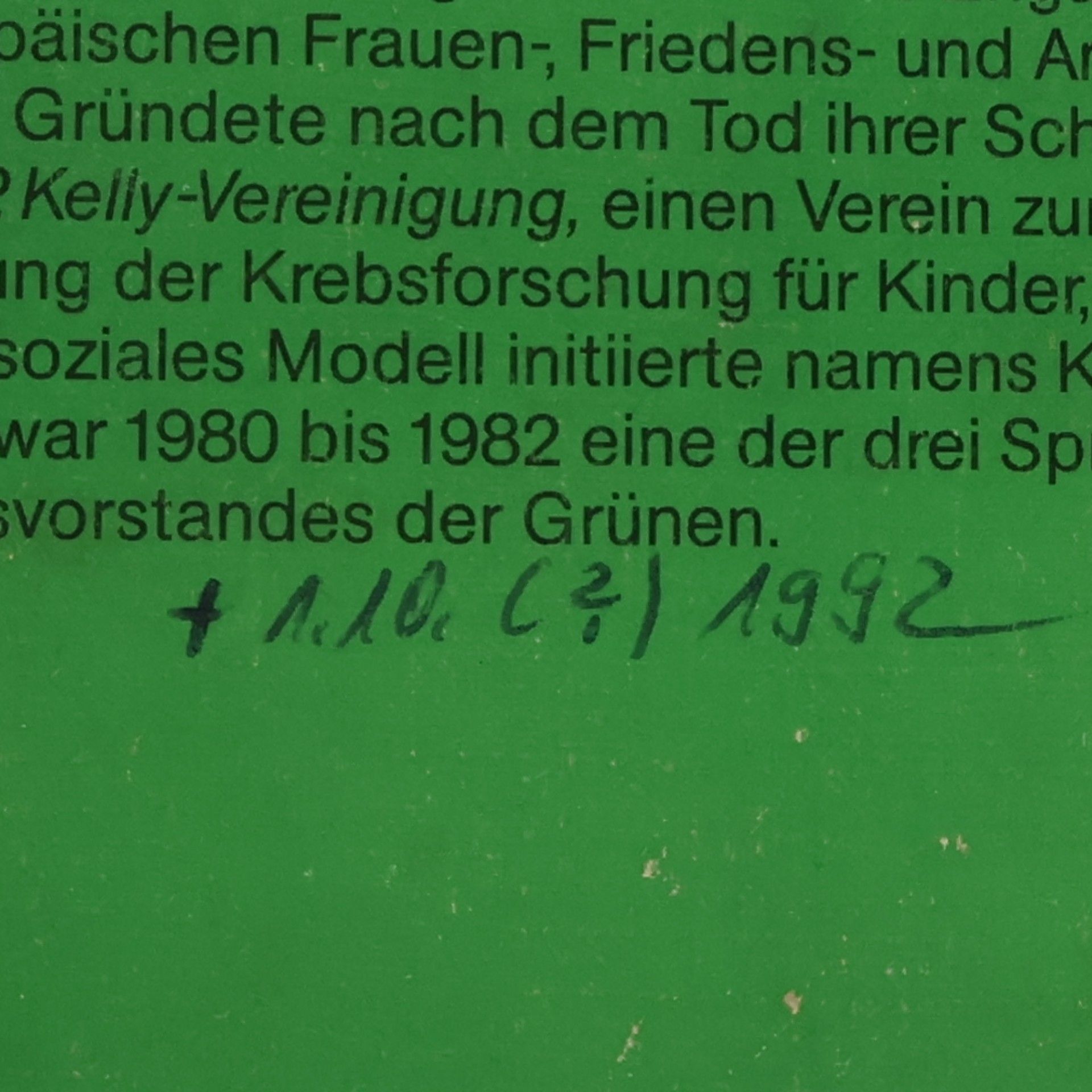 Petra Kelly Um Hoffnung kämpfen!