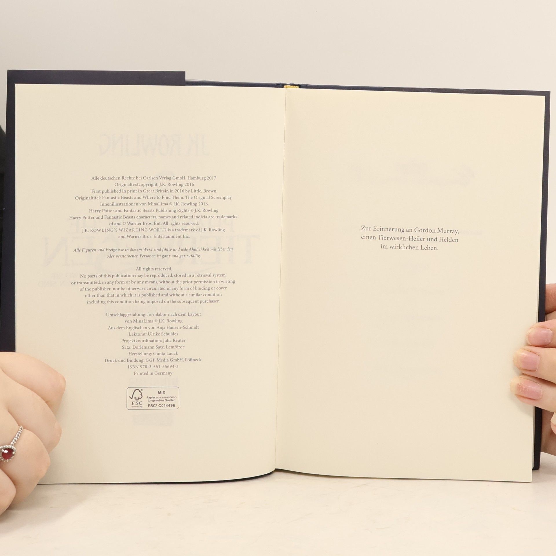 J. K. Rowling Phantastische Tierwesen und wo sie zu finden sind. Das Originaldrehbuch