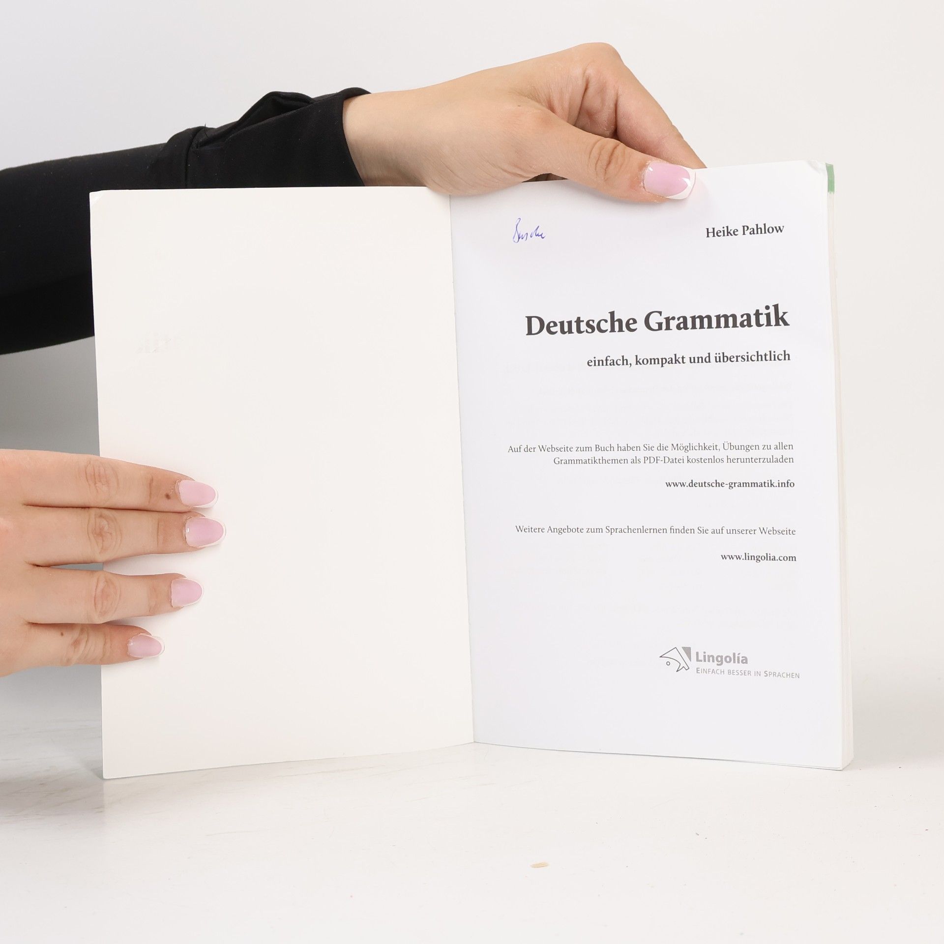 Heike Pahlow Deutsche Grammatik : einfach, kompakt und übersichtlich