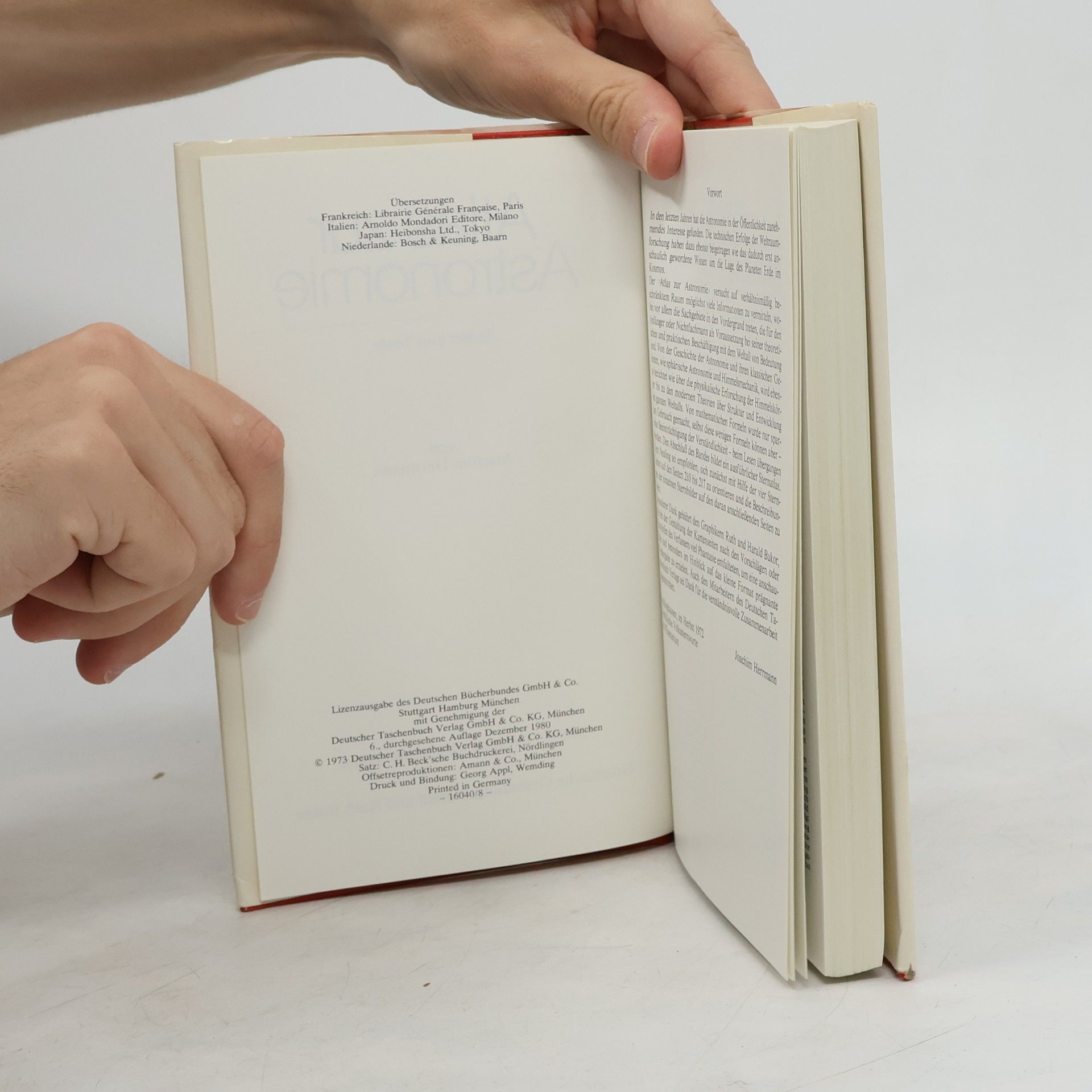 Joachim Herrmann Atlas zur Astronomie: Tafeln und Texte