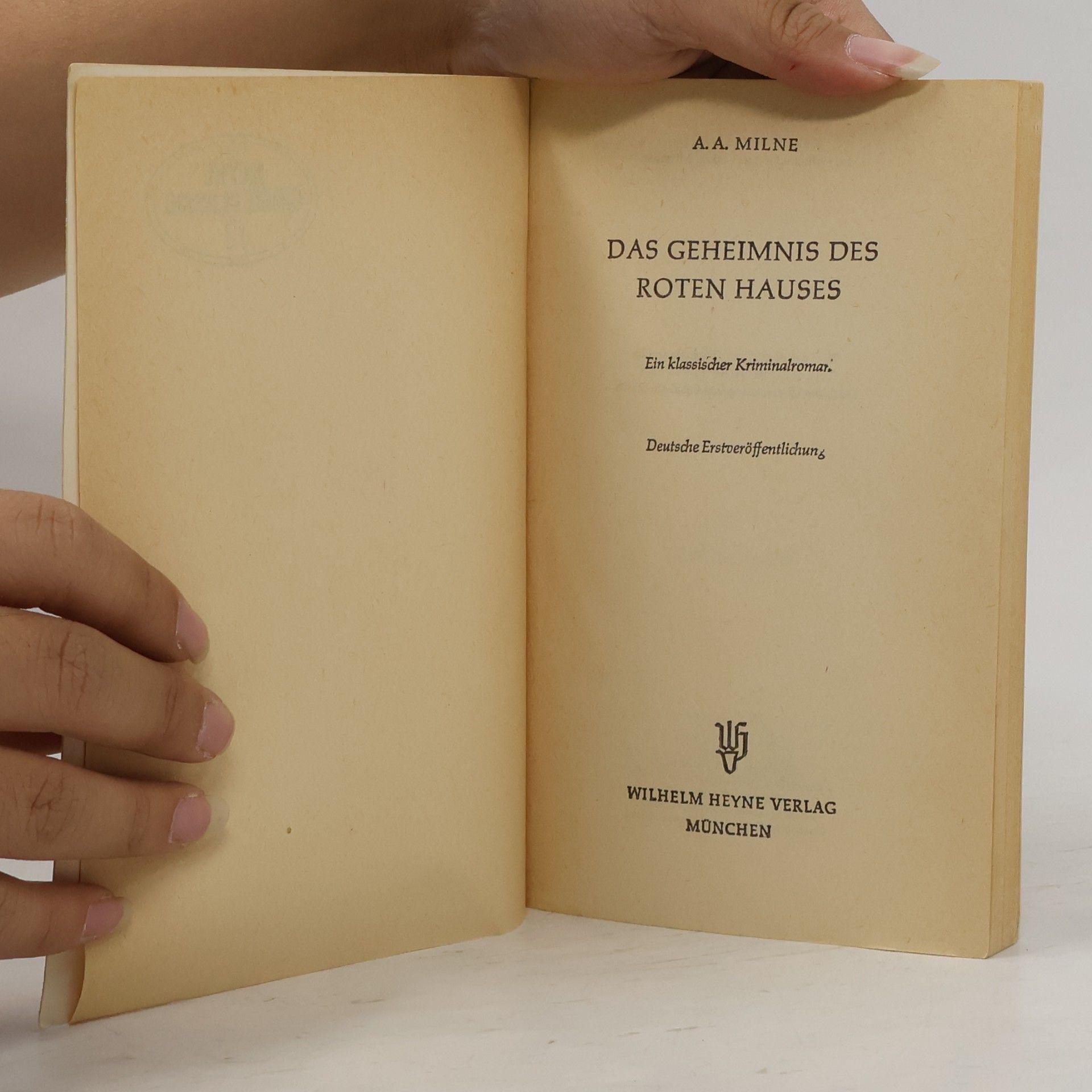 A. A. Milne Das Geheimnis des Roten Hauses