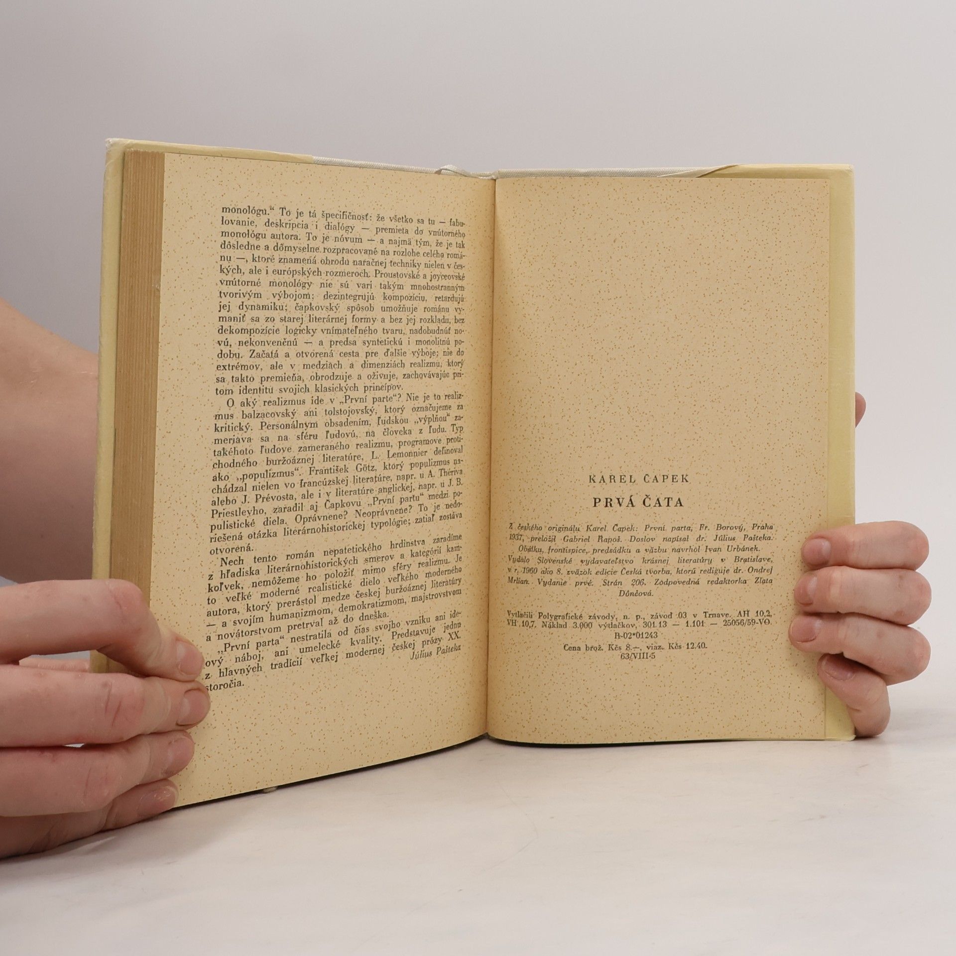 Karel Čapek Prvá čata