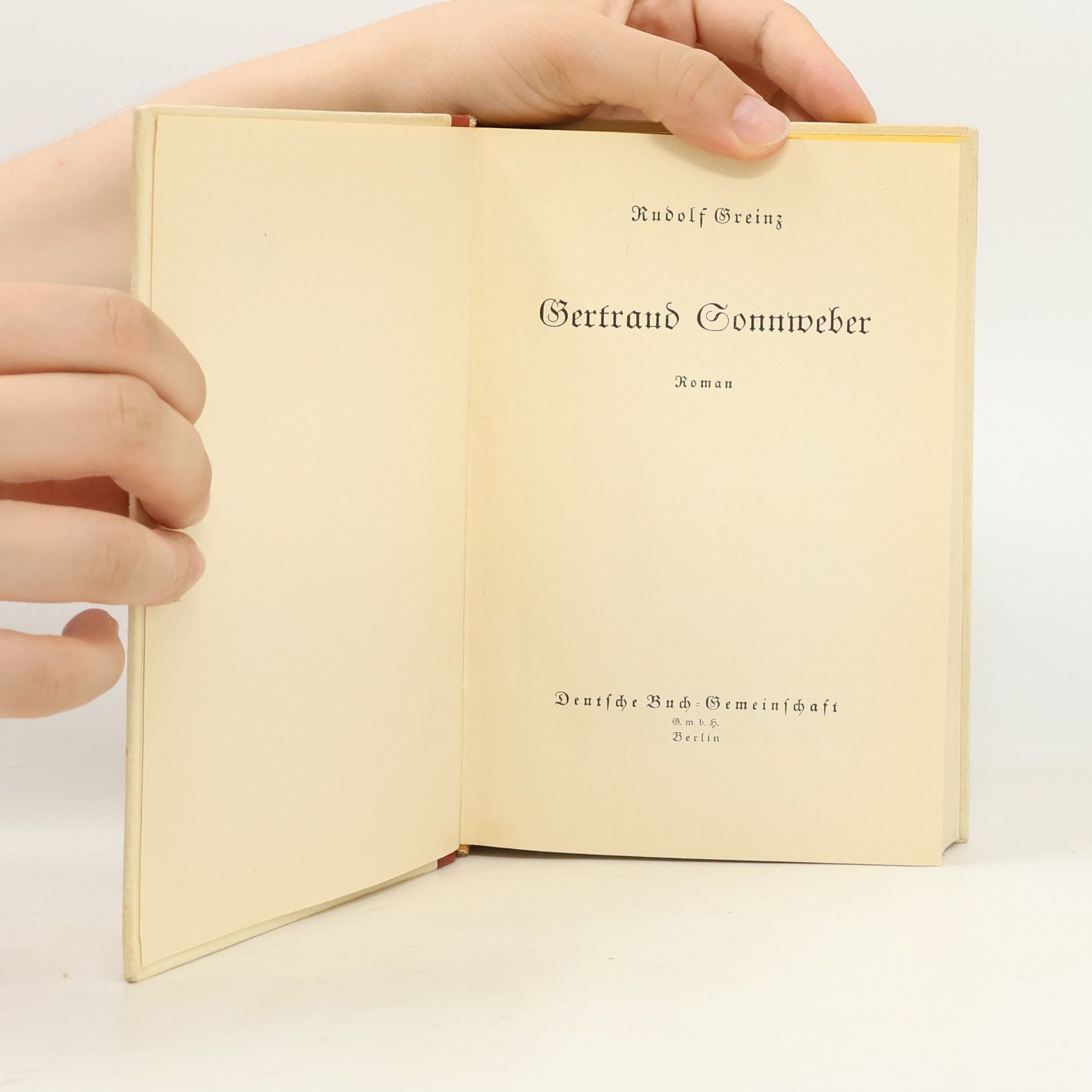 Rudolf Greinz Gertraud Sonnweber