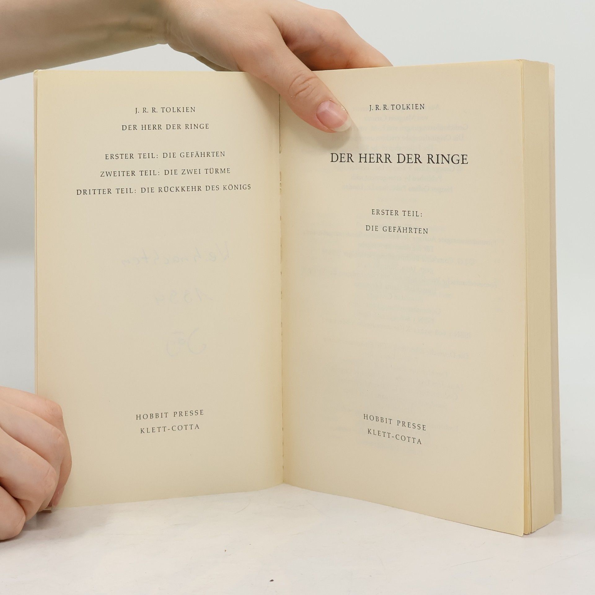 J. R. R. Tolkien Der Herr der Ringe I.-III.