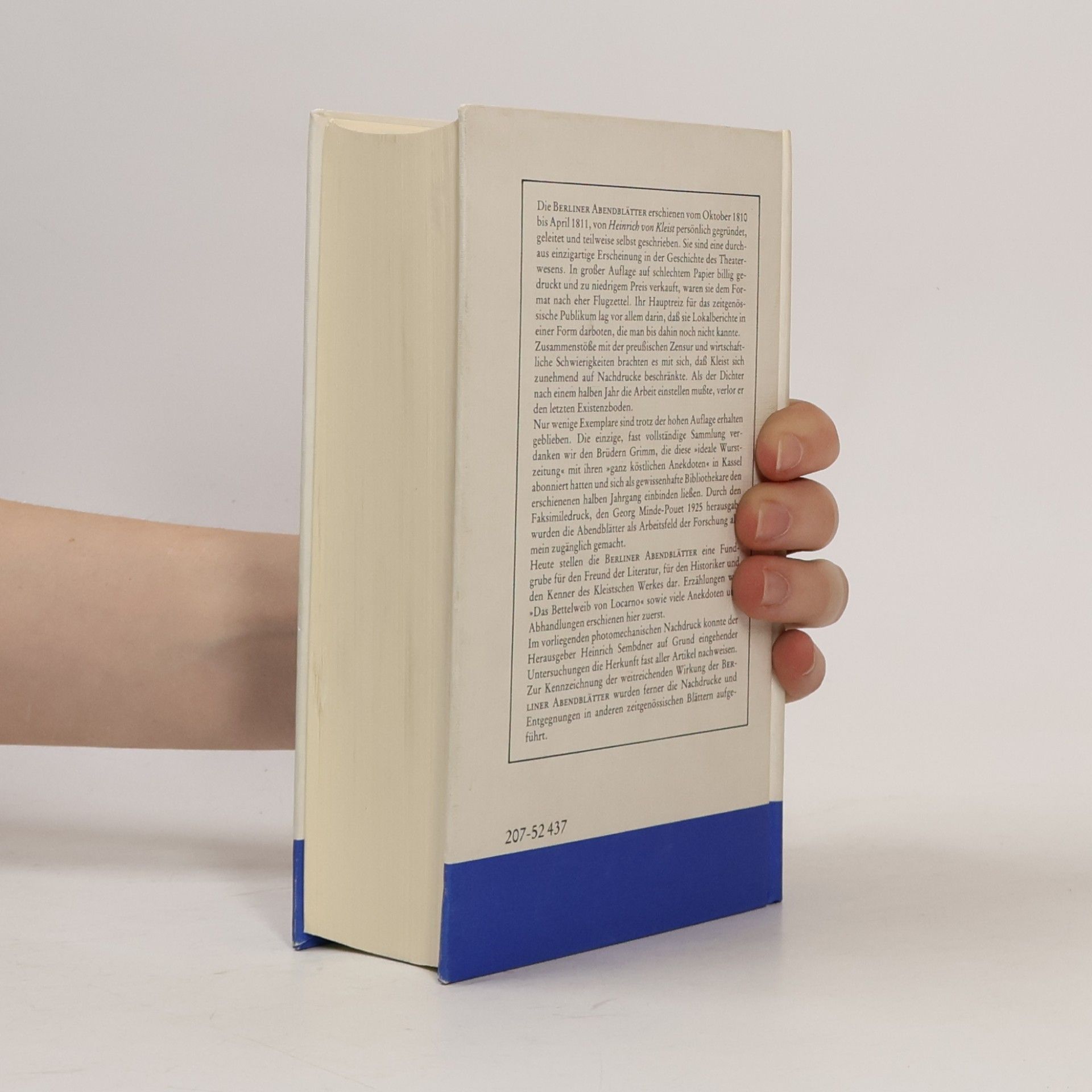 Heinrich von Kleist Vollständige Ausgabe der Berliner Abendblätter