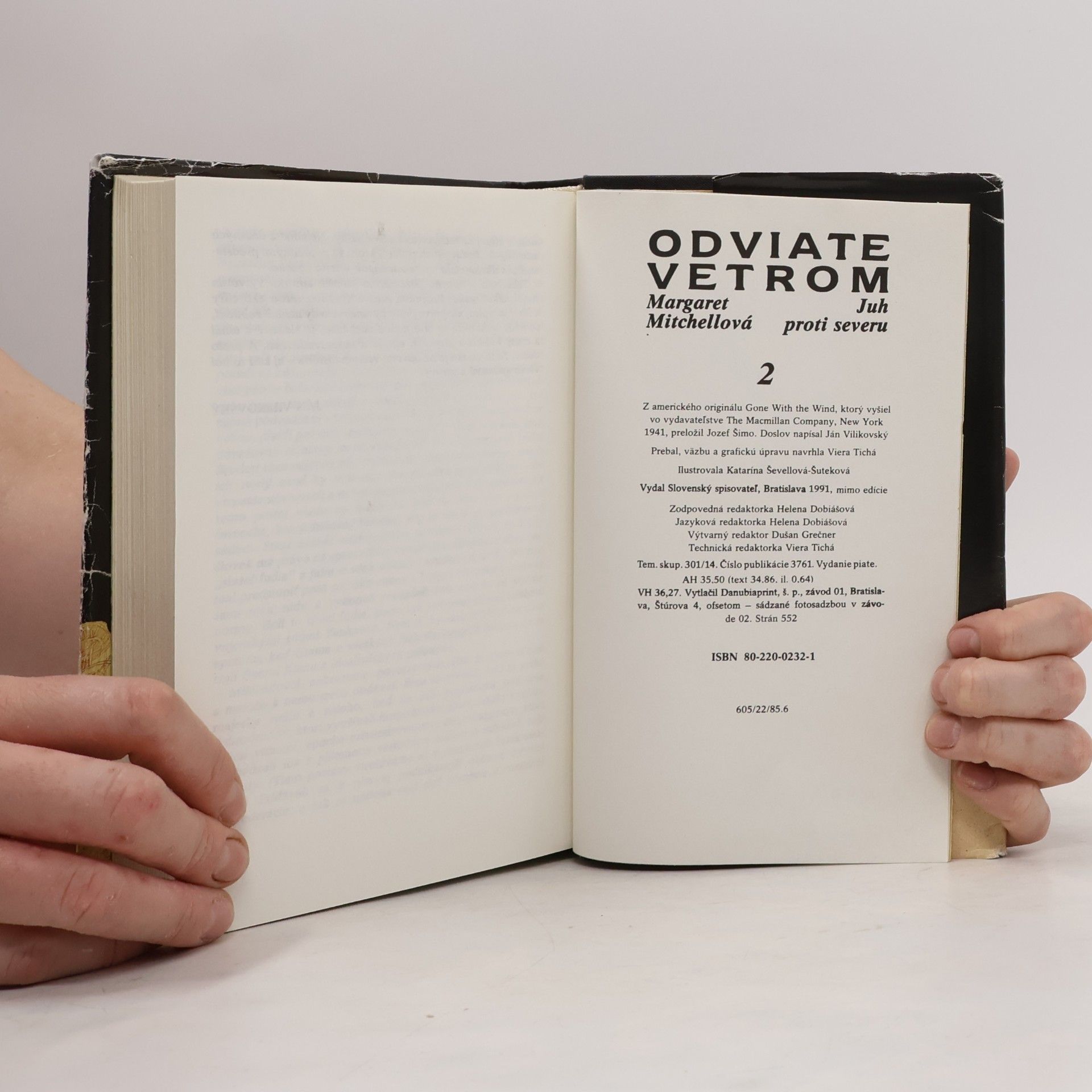 Margaret Mitchell Odviate vetrom 2. Juh proti severu