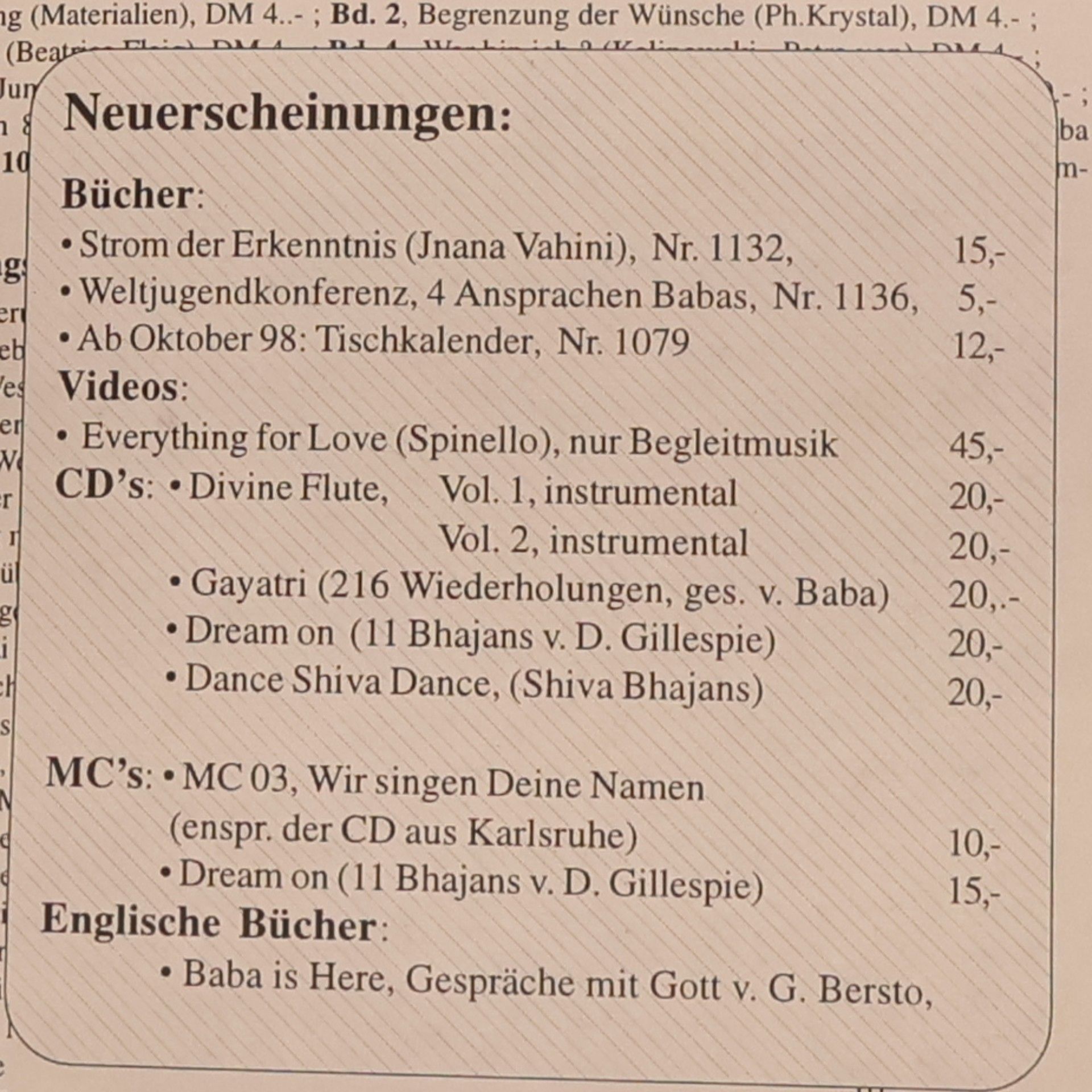 kolektiv Sathya Sai Briefe 67