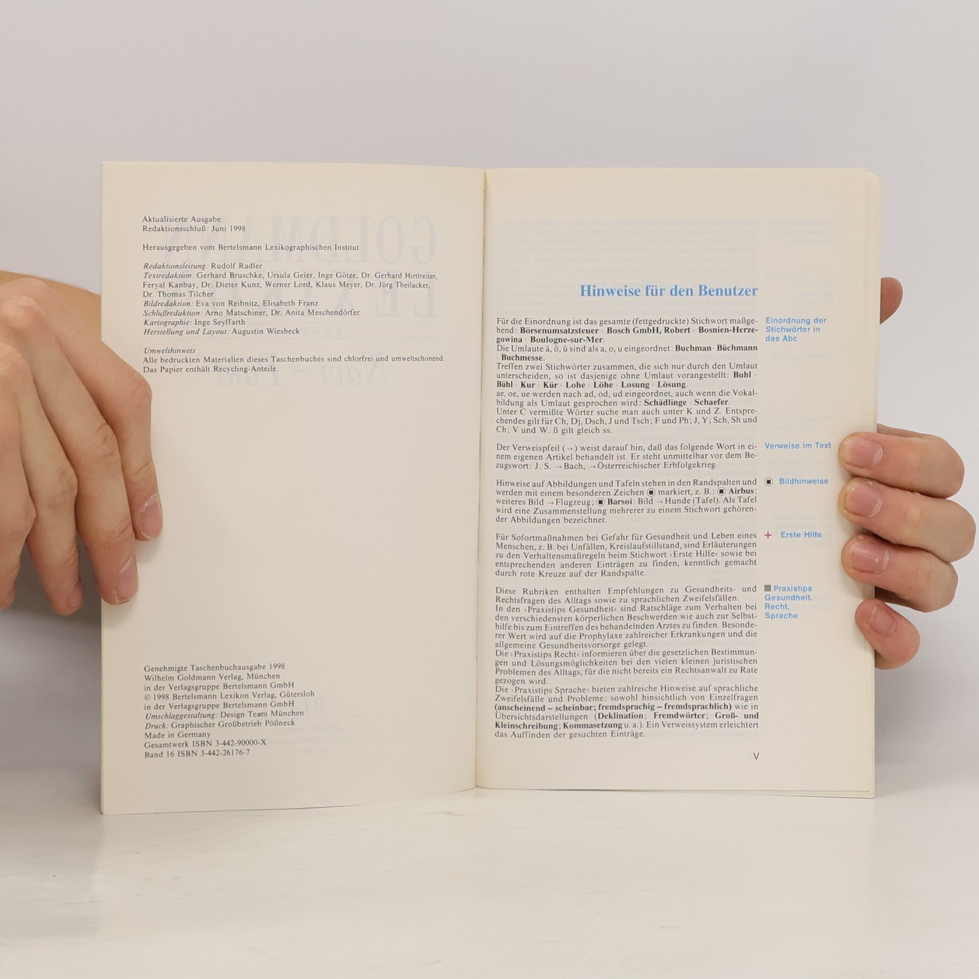 Autorenkollektiv Goldmann Lexikon 16. Navi-Pakt
