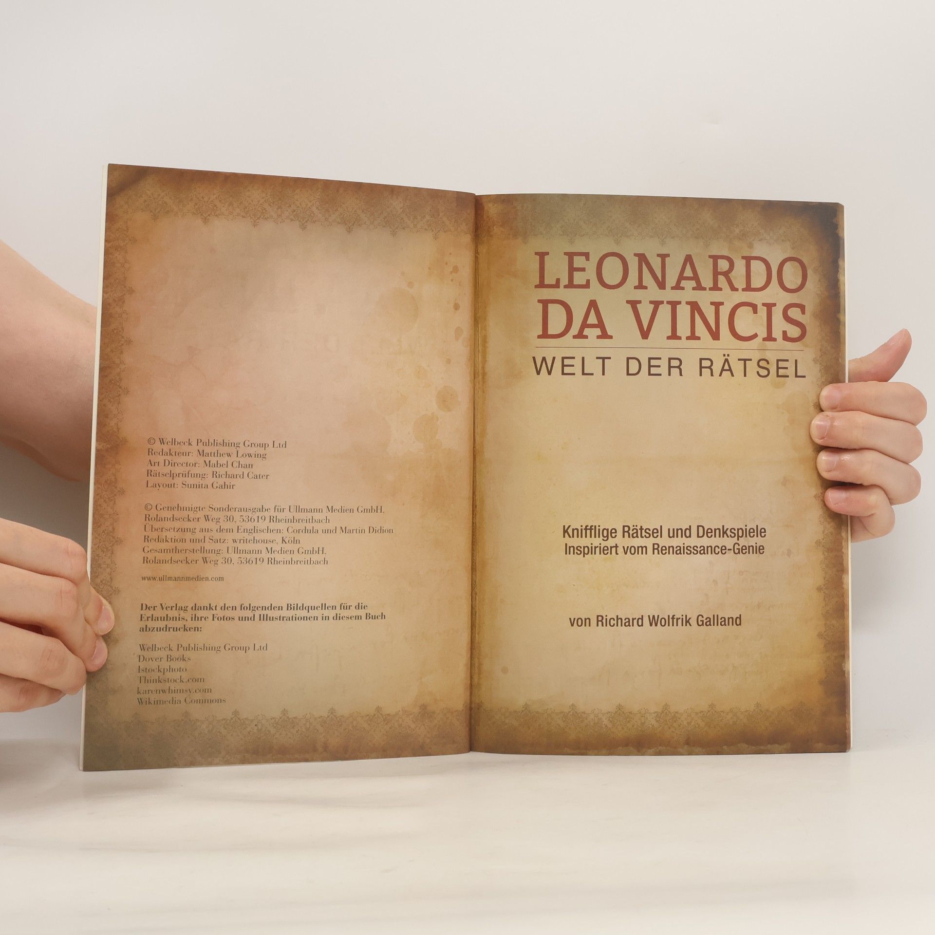 Richard Wolfrik Galland Leonardo da Vincis Welt der Rätsel