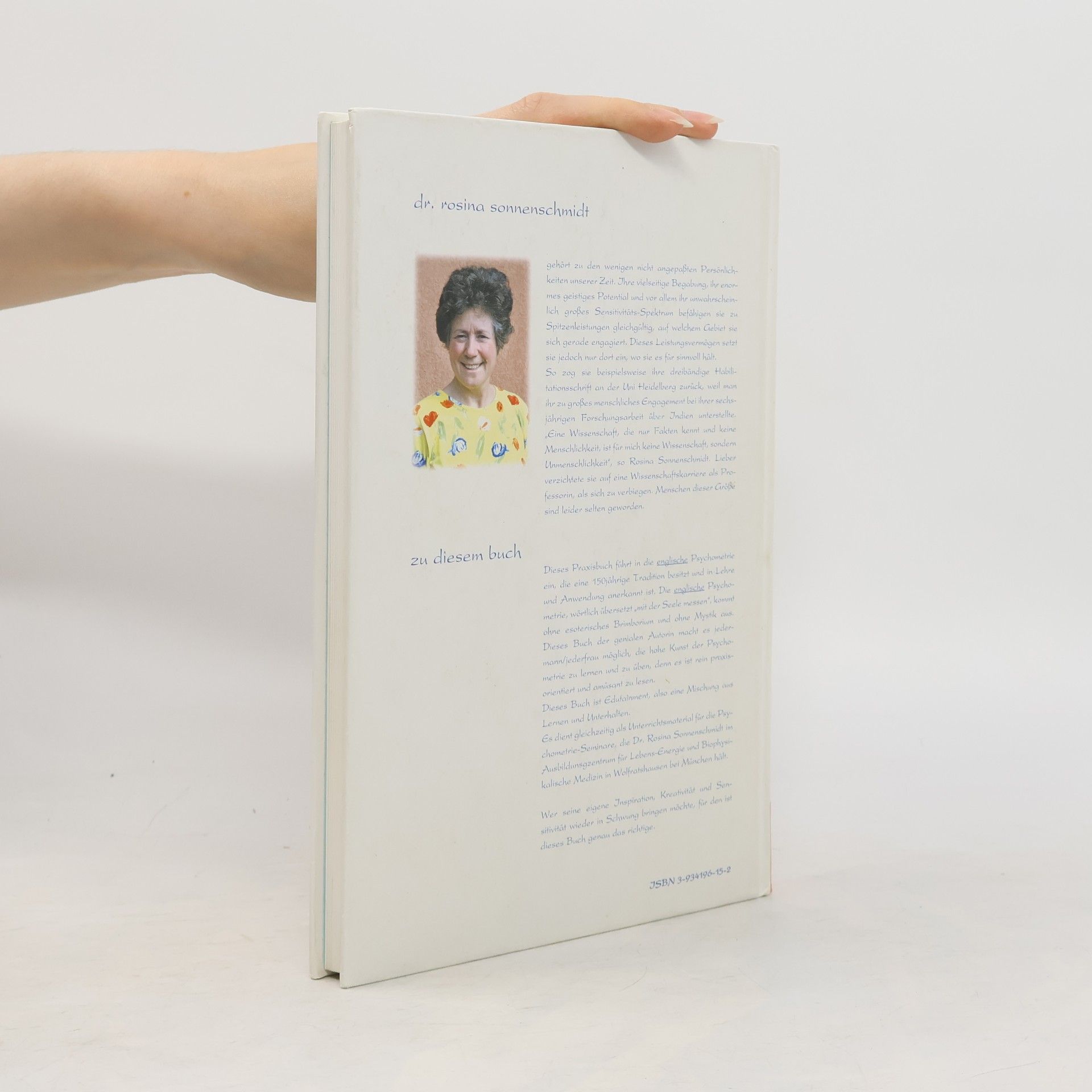 Rosina Sonnenschmidt Das große Praxisbuch der Englischen Psychometrie