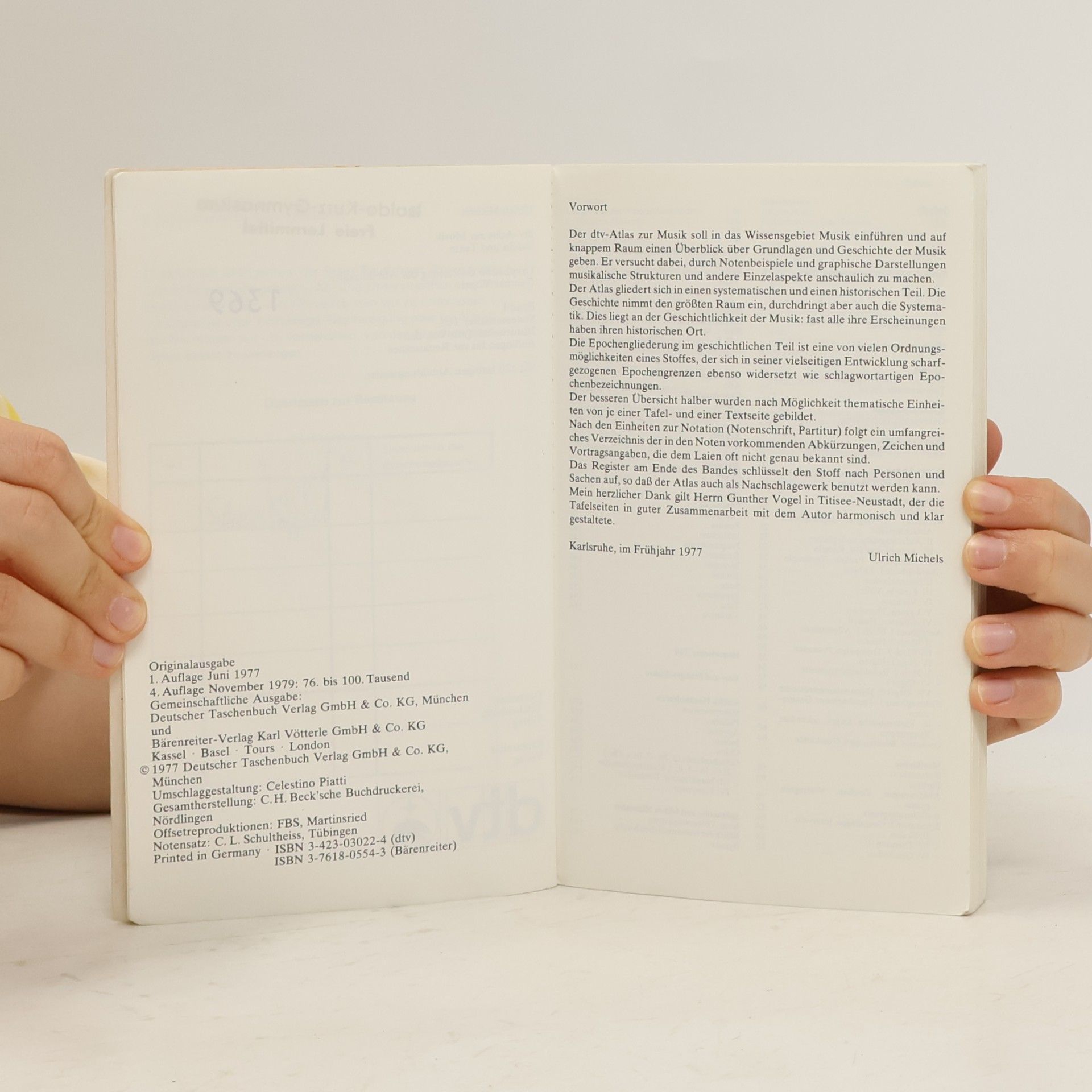 Various authors DTV-Atlas zur Musik 1
