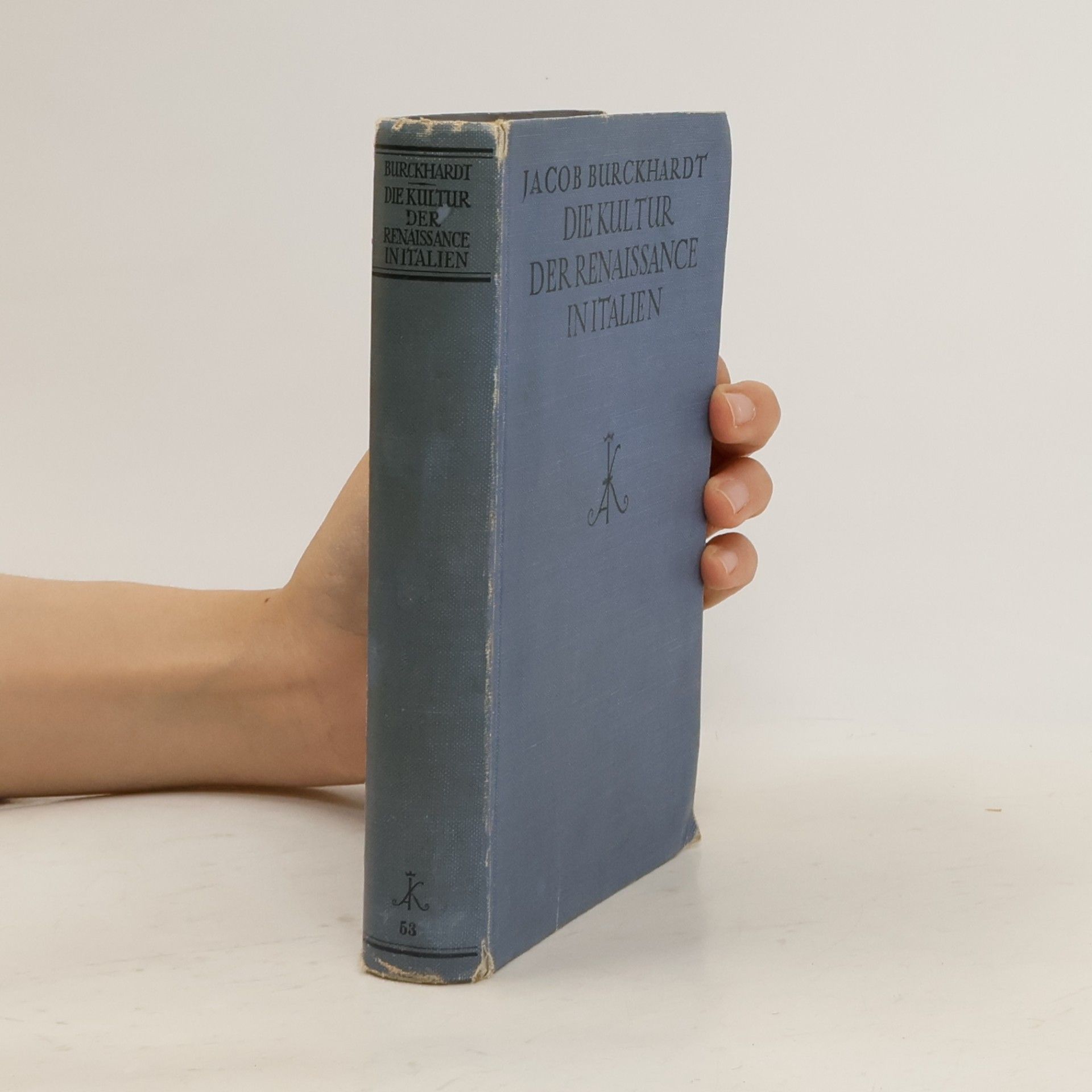 Jacob Burckhardt Die Kultur der Renaissance in Italien
