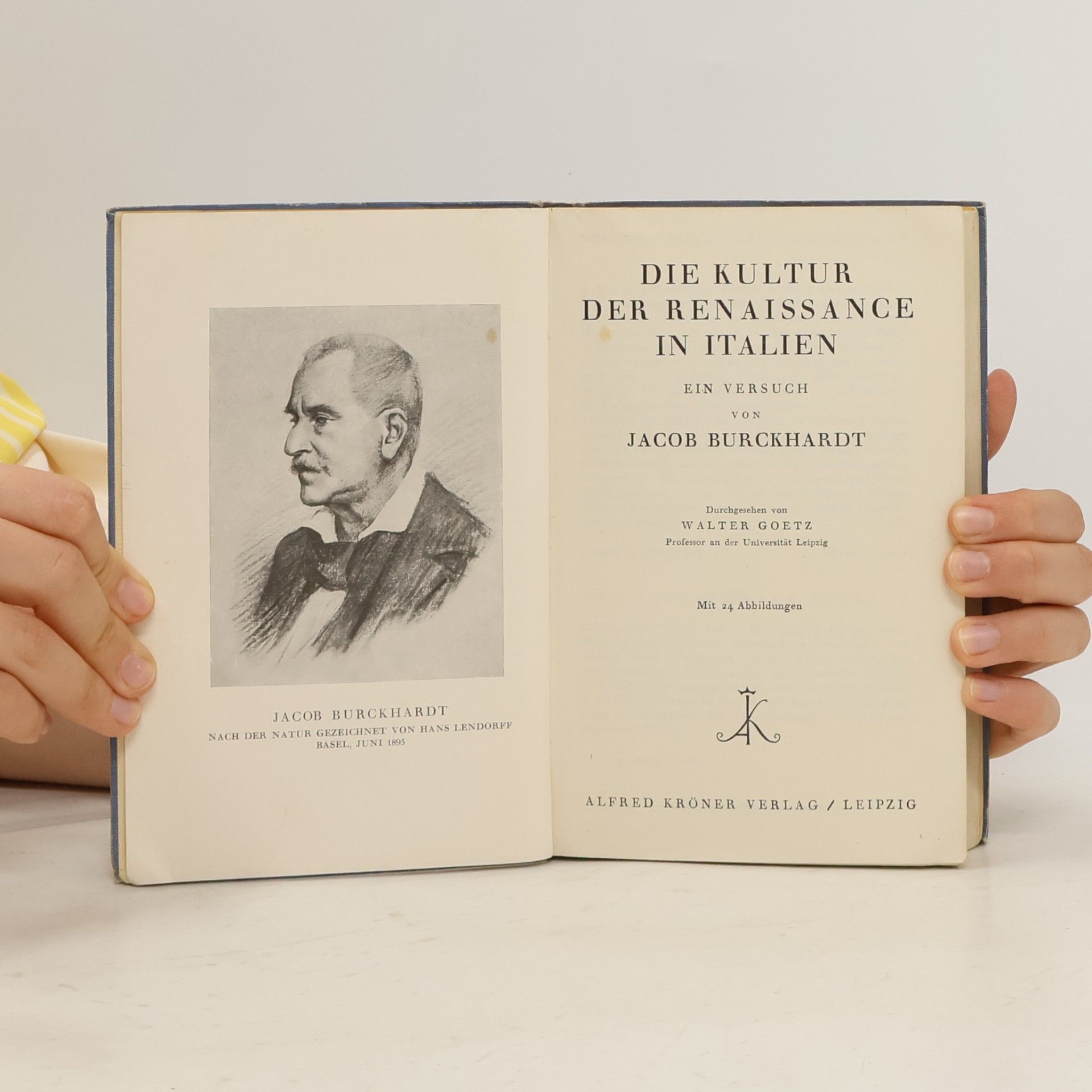 Jacob Burckhardt Die Kultur der Renaissance in Italien
