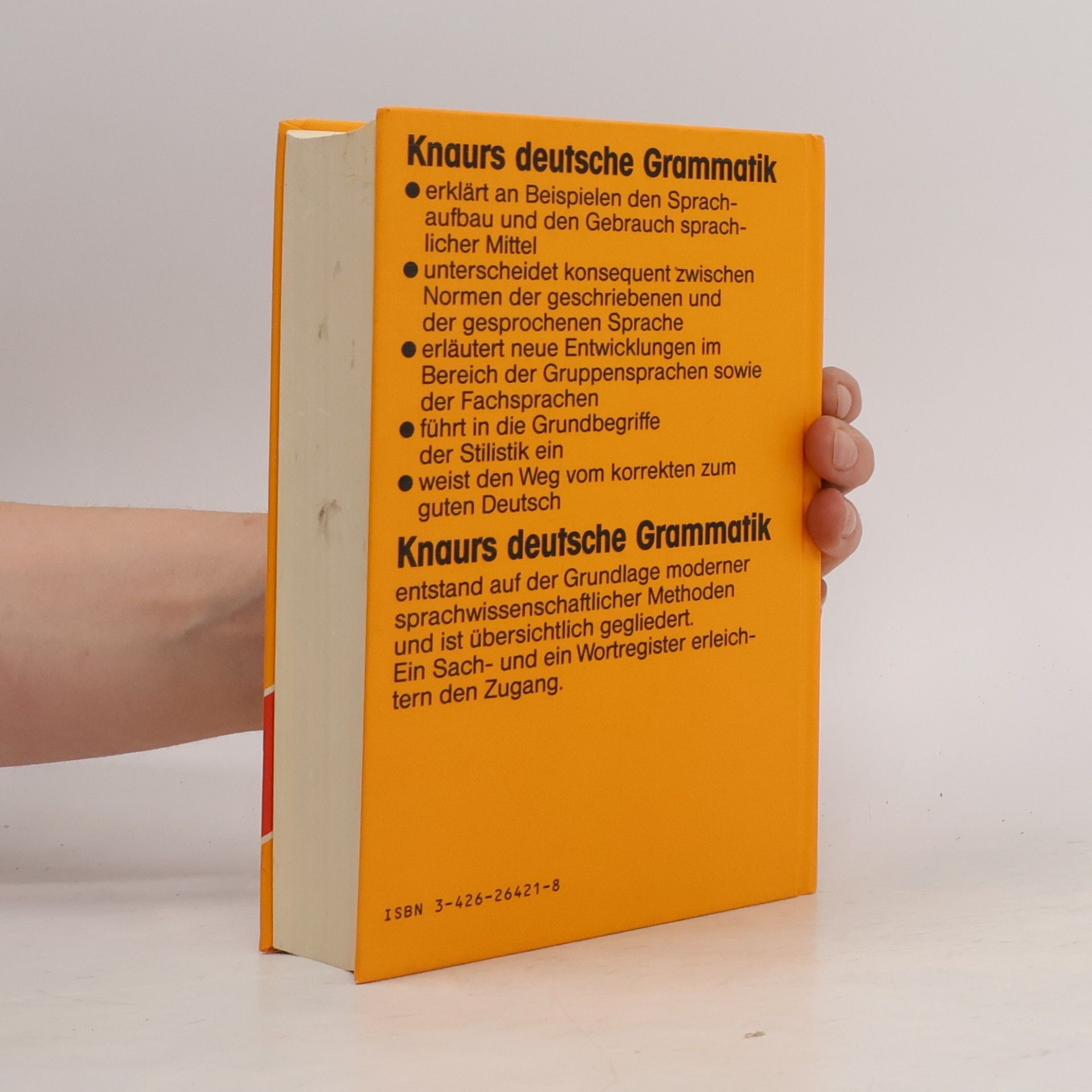 Lutz Götze Knaurs Grammatik der deutschen Sprache