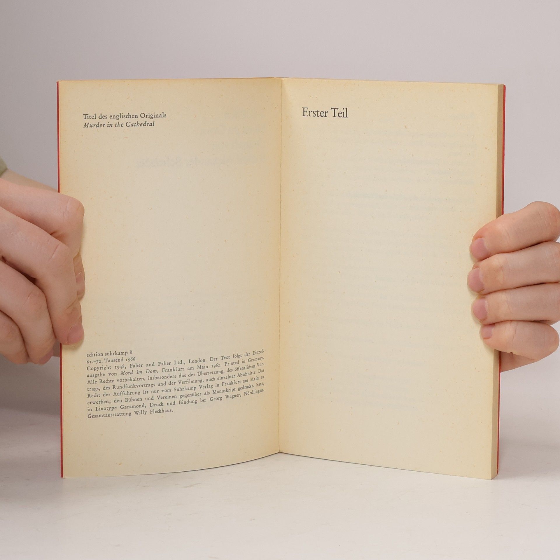 T. S. Eliot Mord im Dom