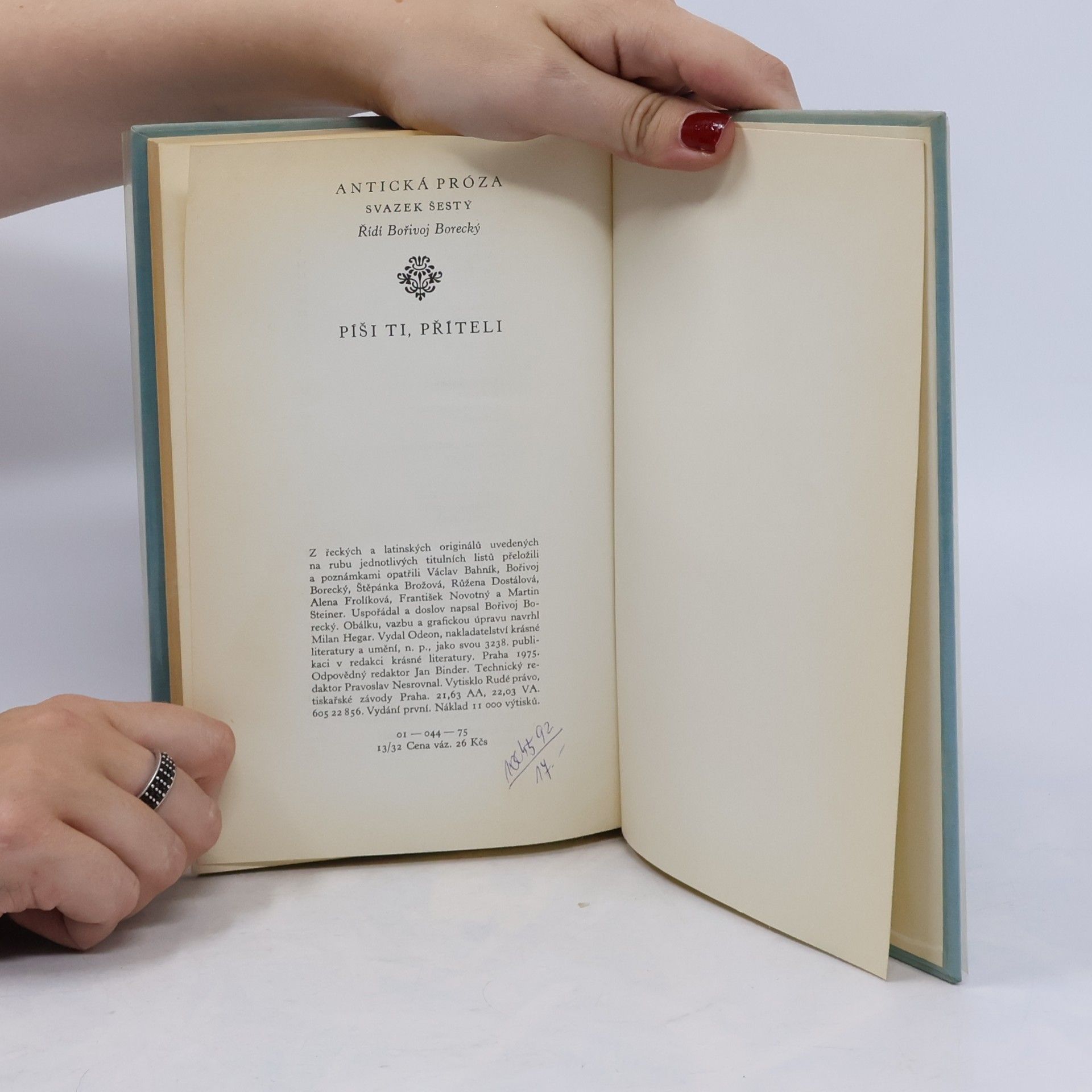 Various authors Antická próza 6. Píši ti, příteli