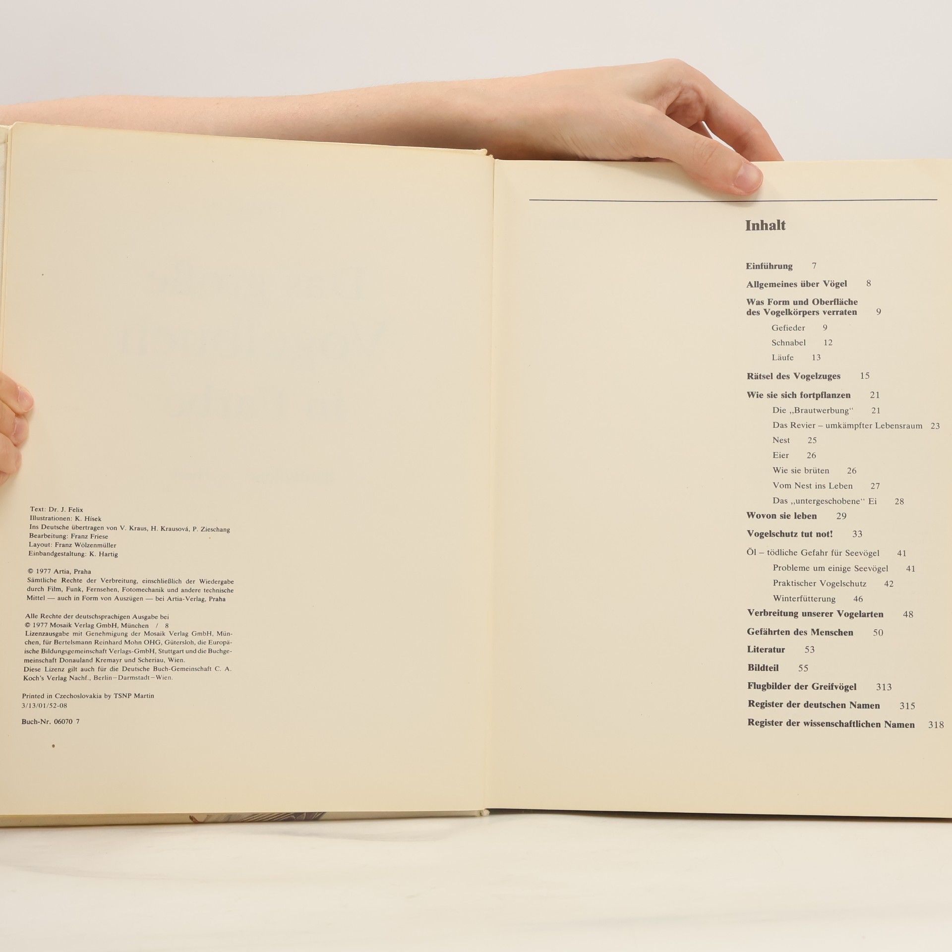 Jiří Felix Das große Vogelbuch in Fabre