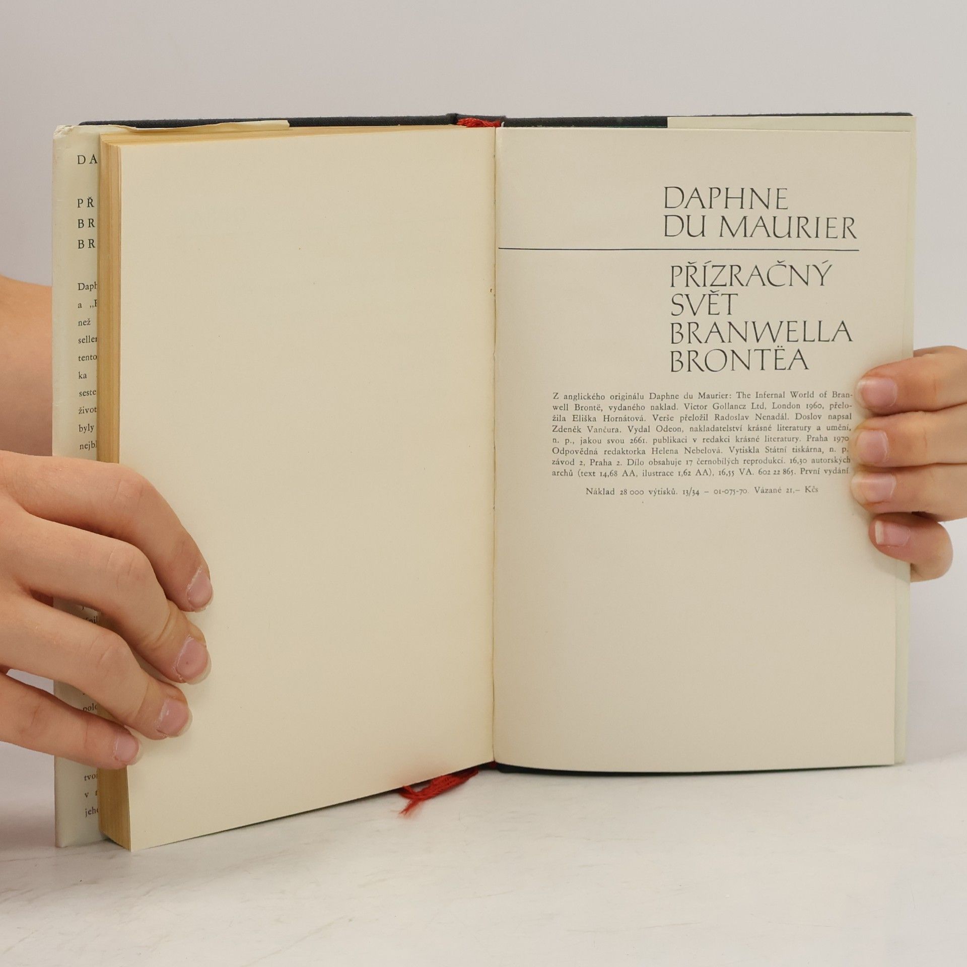Daphne du Maurier Přízračný svět Branwella Brontëa