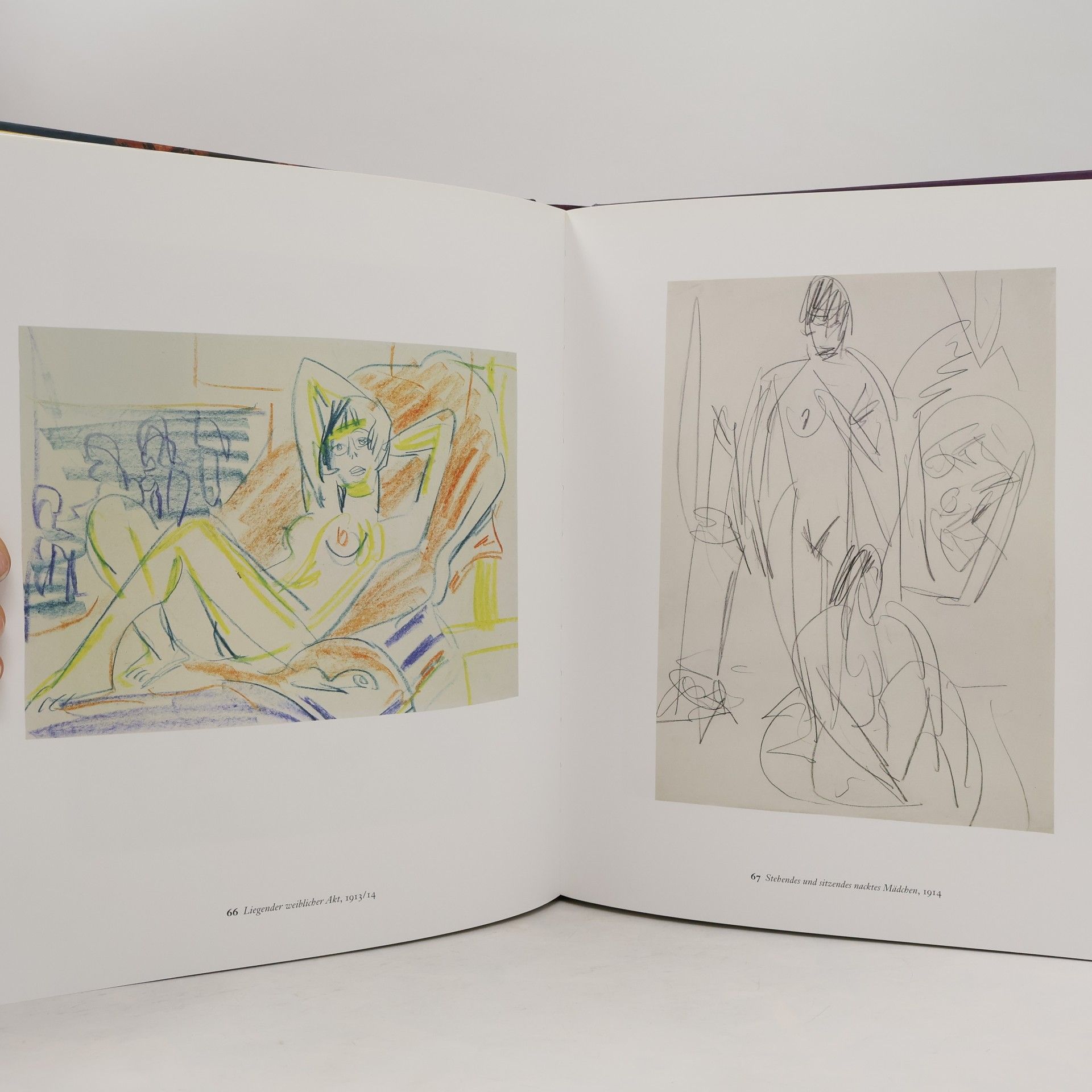 Ernst Ludwig Kirchner Modelle, Akte, Kokotten