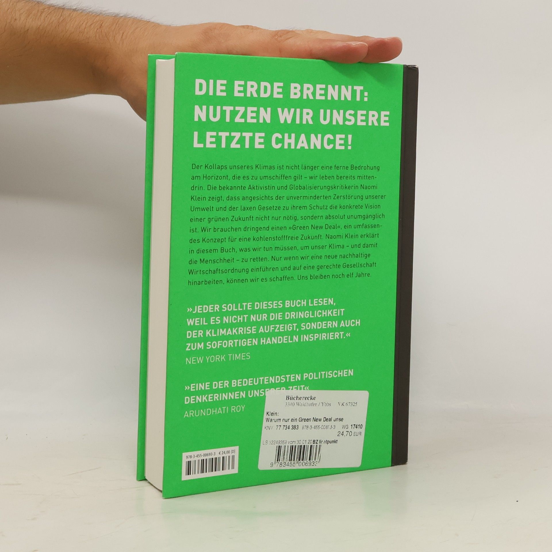 Naomi Klein Warum nur ein Green New Deal unseren Planeten retten kann