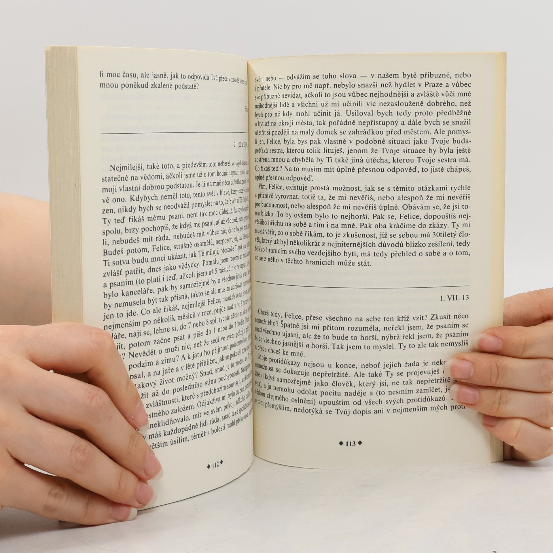 Franz Kafka Dopisy Felici: Výběr z listů