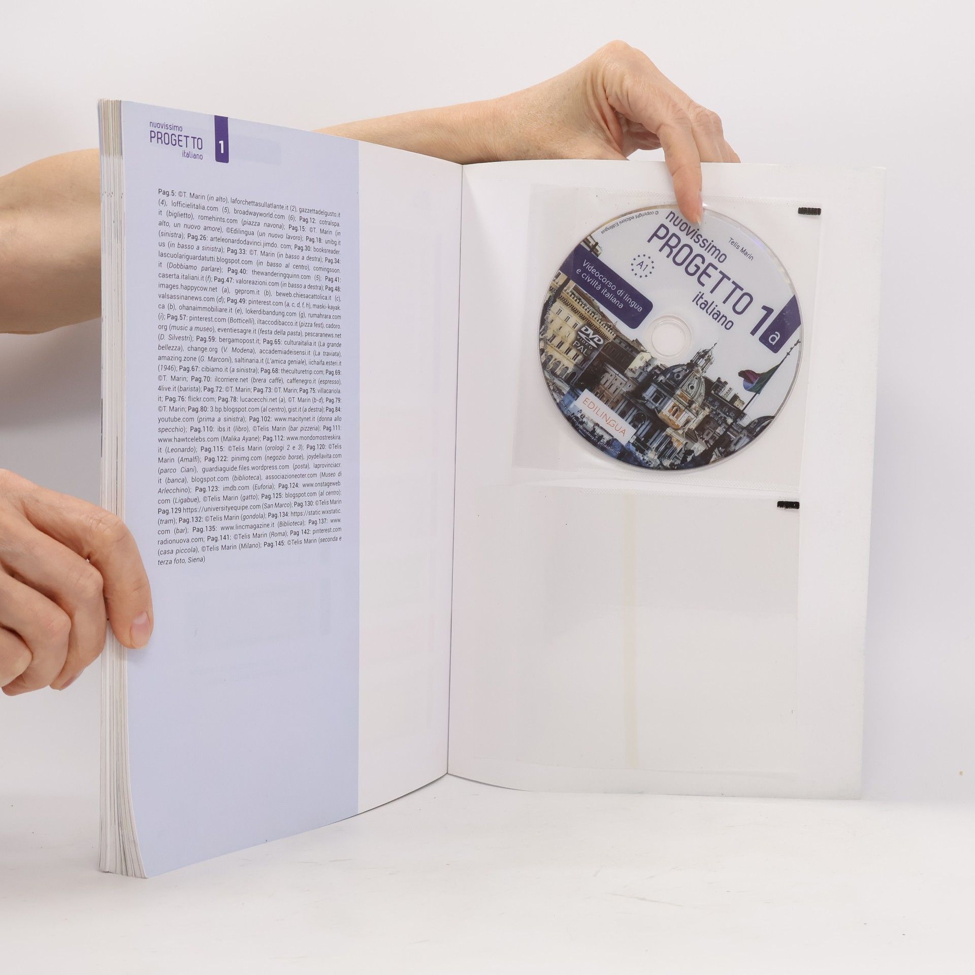 Telis Marin Nuovissimo Progetto italiano 1a Libro dello studente e Quaderno degli esercizi DVD video + CD Audio