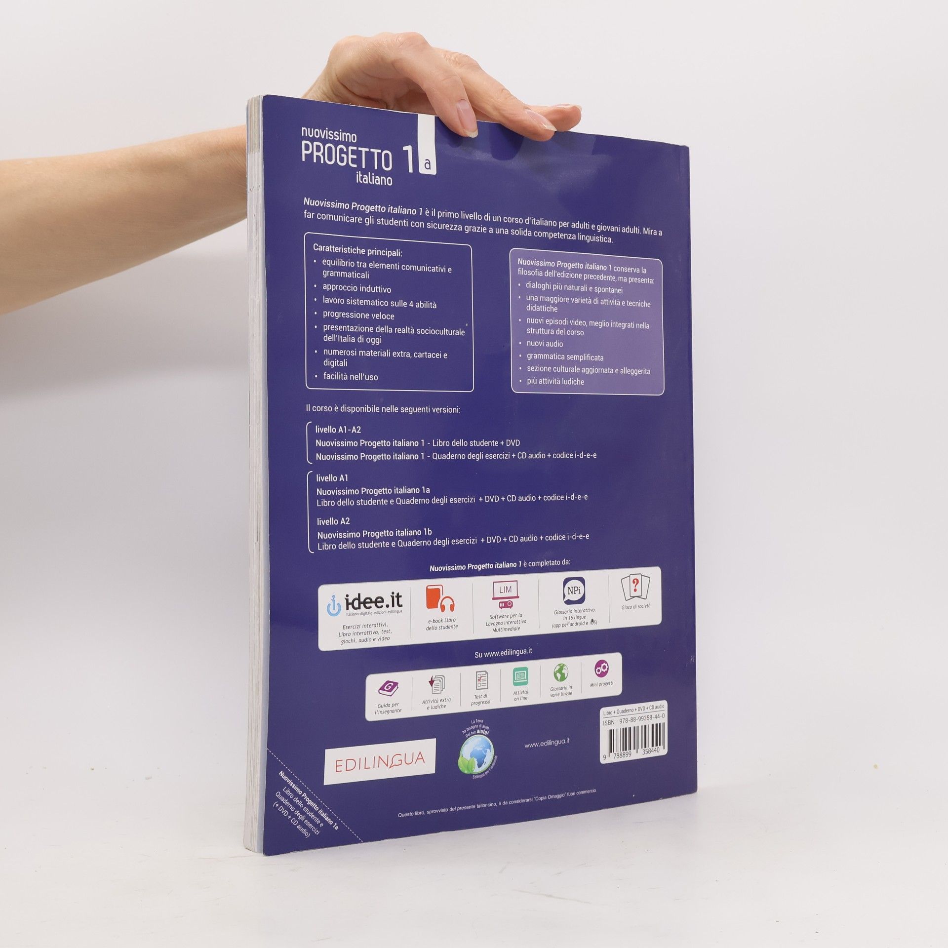 Telis Marin Nuovissimo Progetto italiano 1a Libro dello studente e Quaderno degli esercizi DVD video + CD Audio
