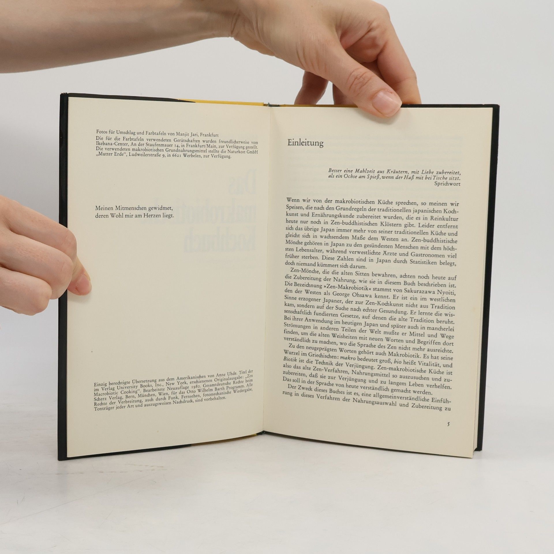 Michel Abehsera Der Makrobiotische Kochbuch