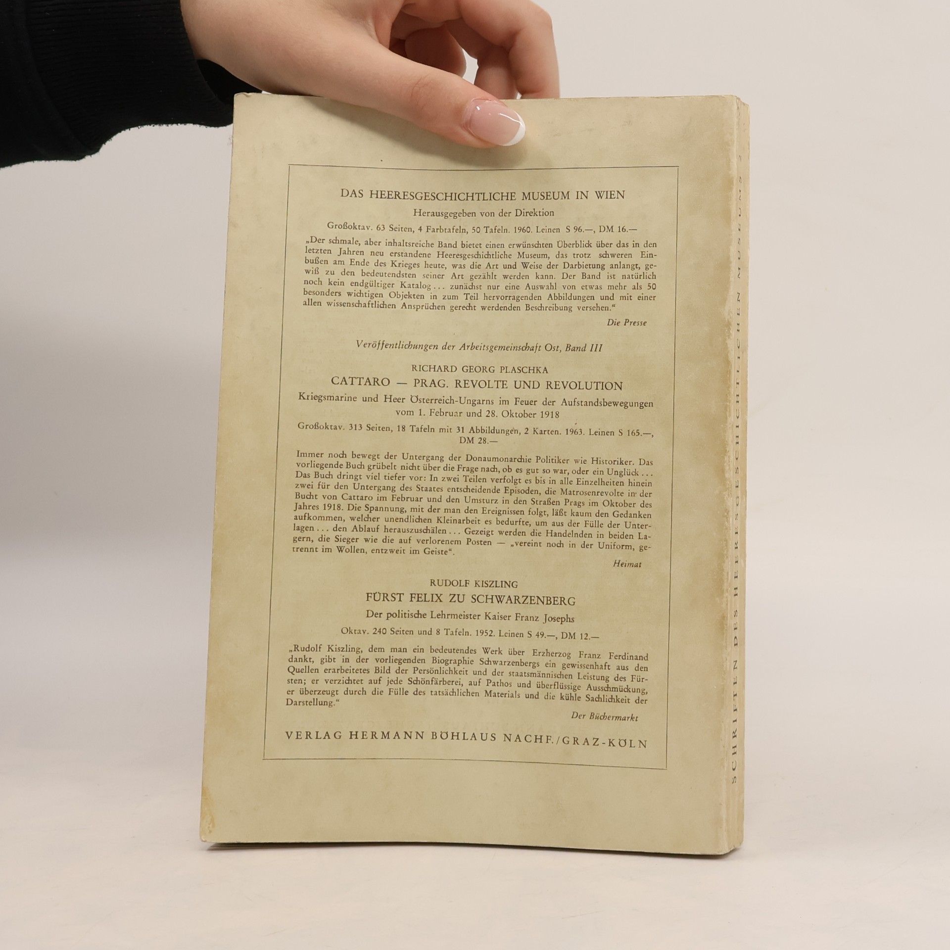 Autores varios Schriften des Heerescheschichtlichen Museums in Wien
