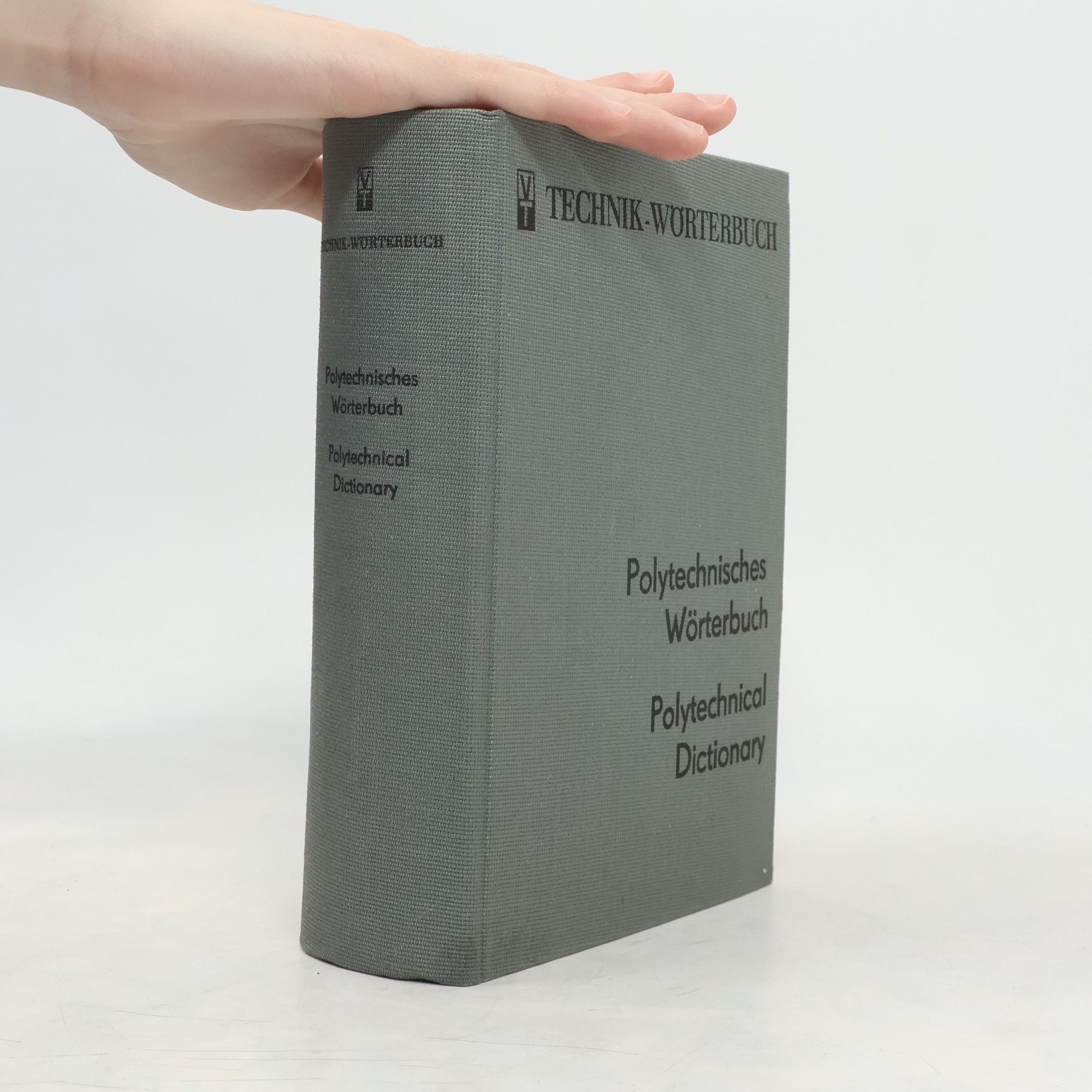 Rudolf Walther Polytechnisches Wörterbuch. Polytechnical Dictionary