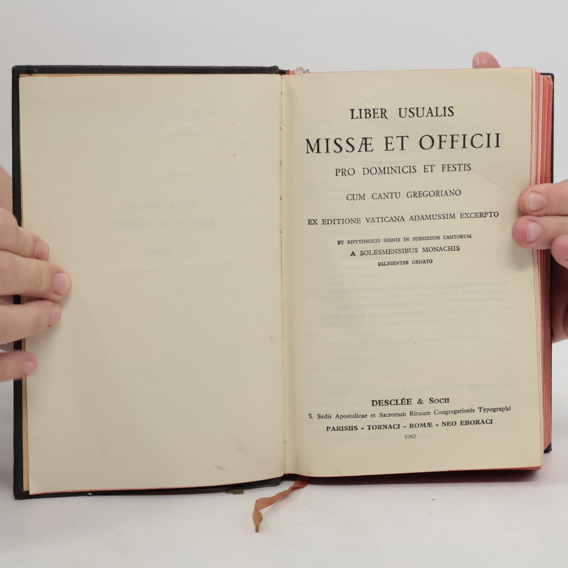 Collectif d'auteurs Liber usualis missae et officii
