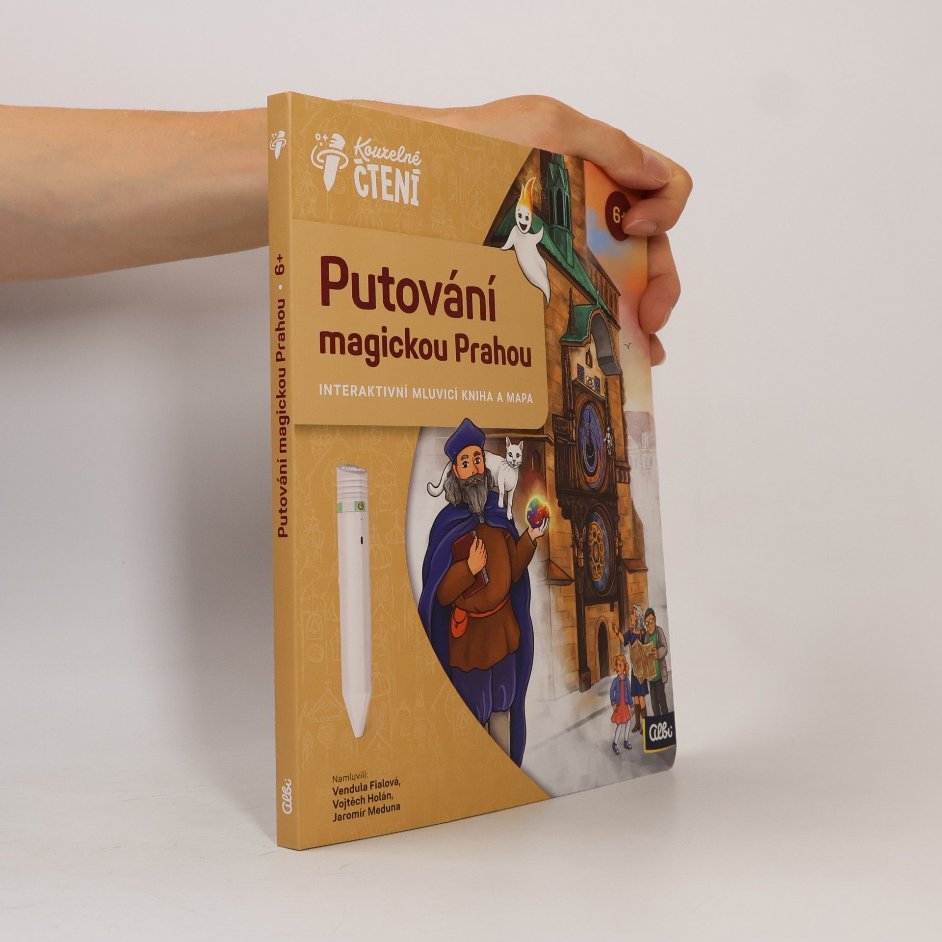 Putování magickou Prahou: interaktivní mluvicí kniha a mapa