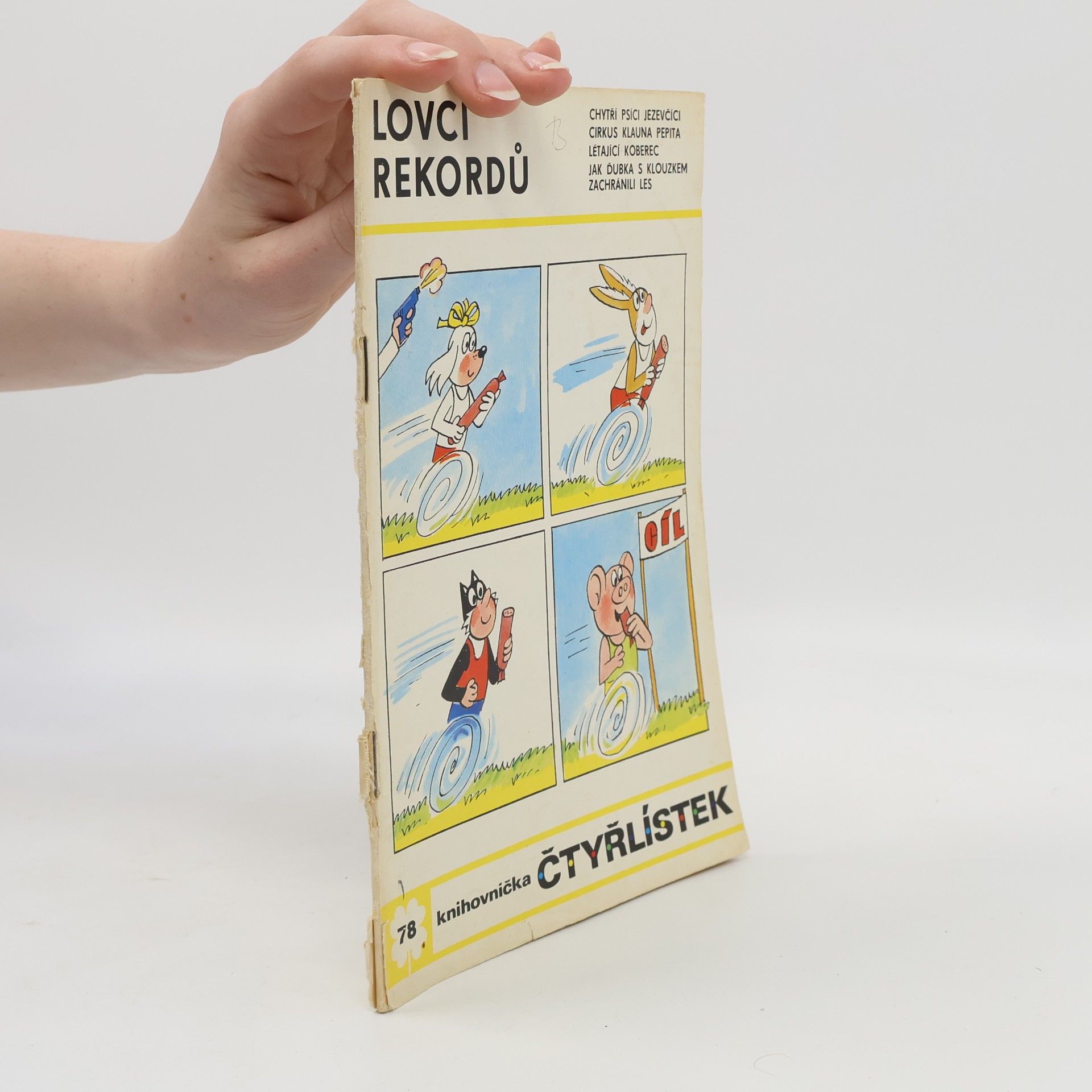 Ljuba Štíplová Čtyřlístek 78. Lovci rekordů