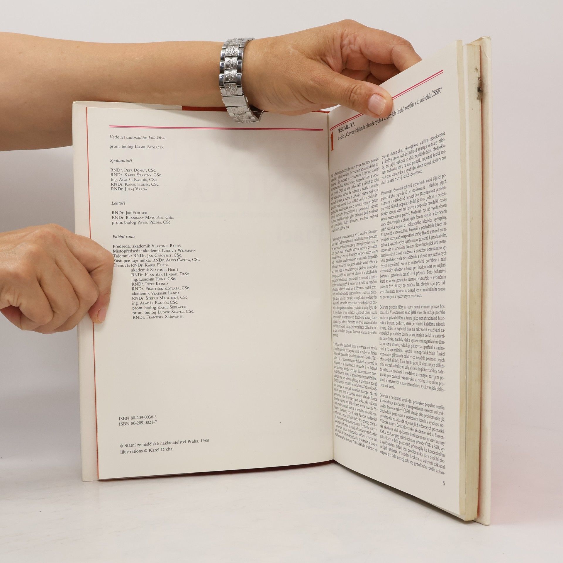 Autorenkollektiv Červená kniha ohrožených a vzácných druhů rostlin a živočichů ČSSR.