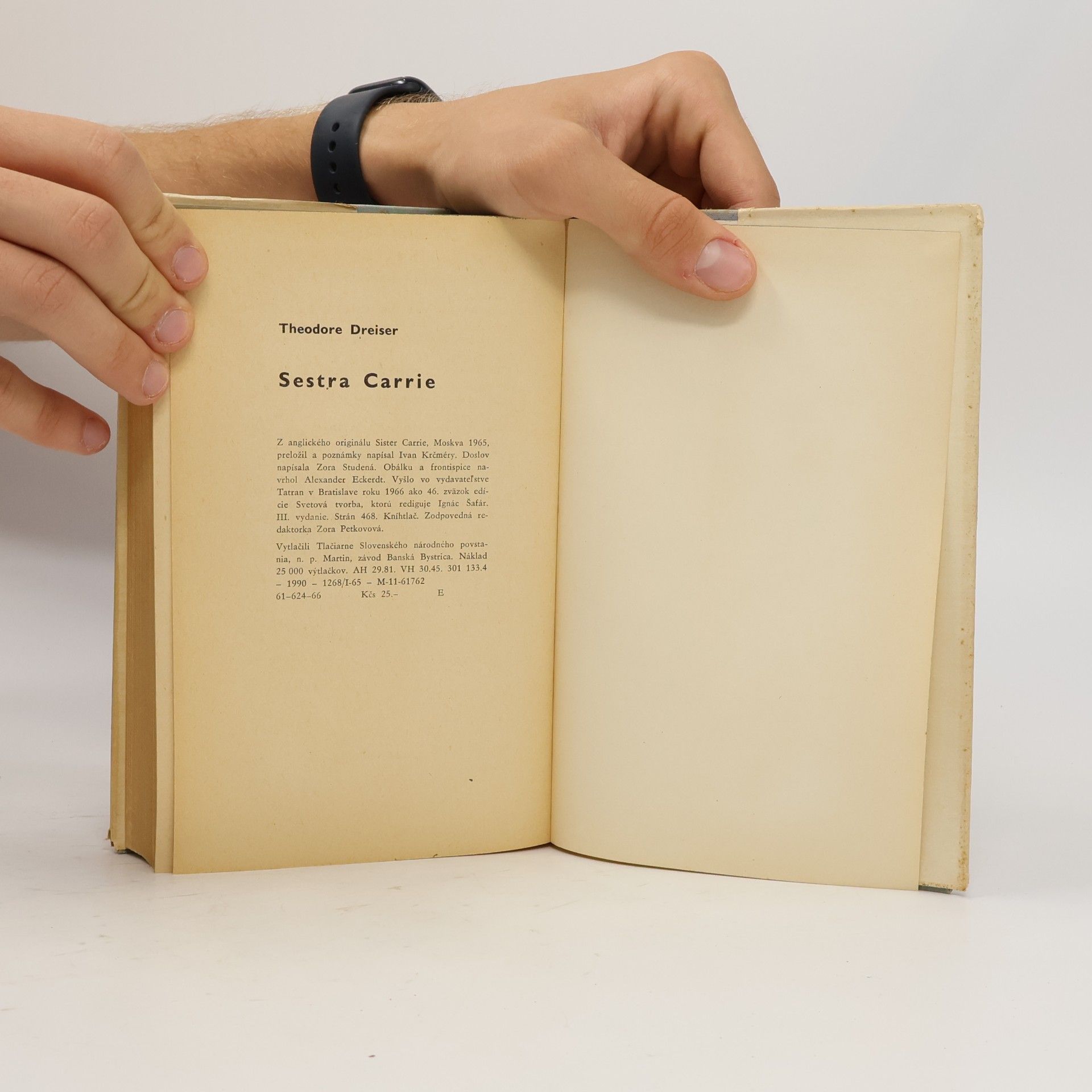 Theodore Dreiser Sestra Carrie