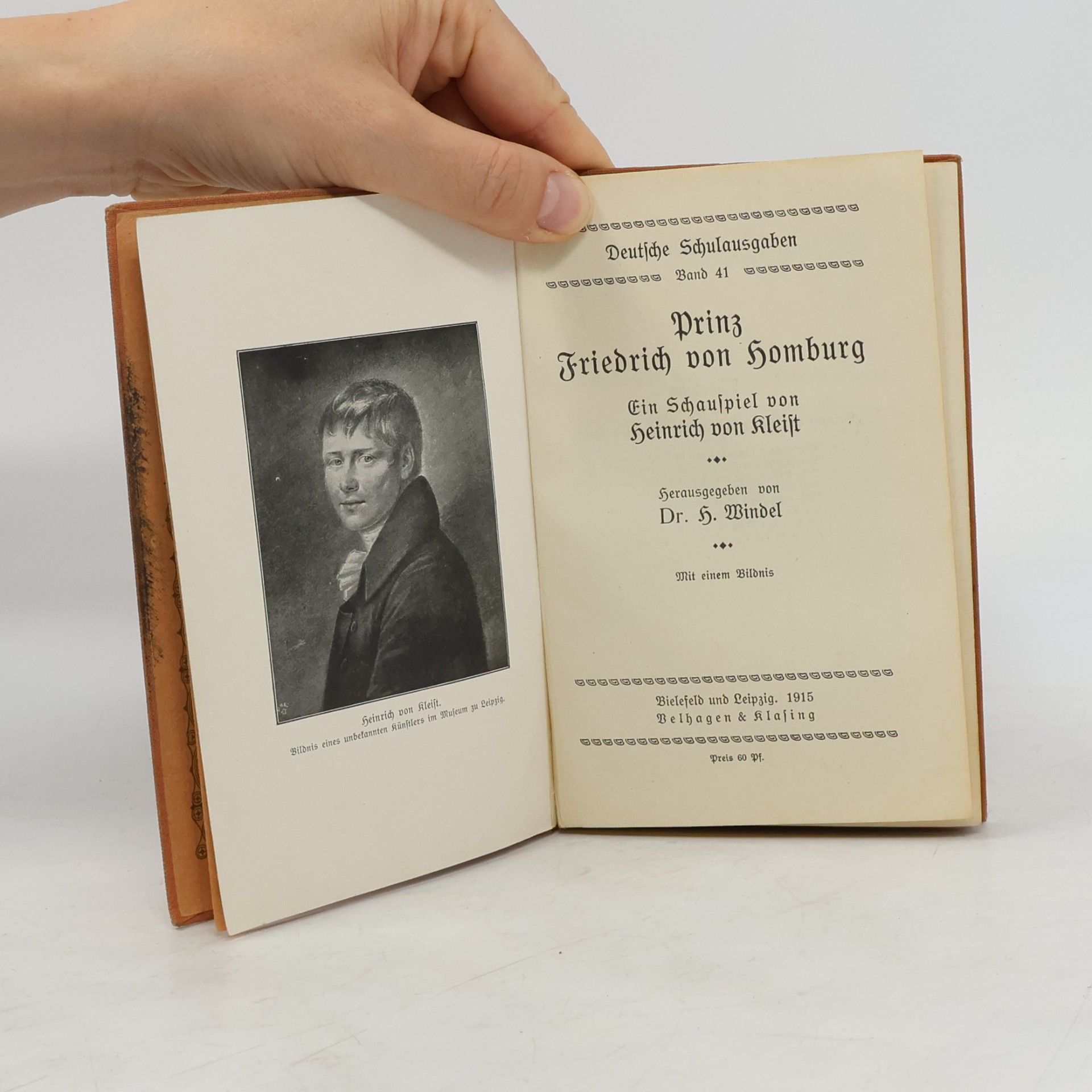 Heinrich von Kleist Prinz Friedrich von Hamburg