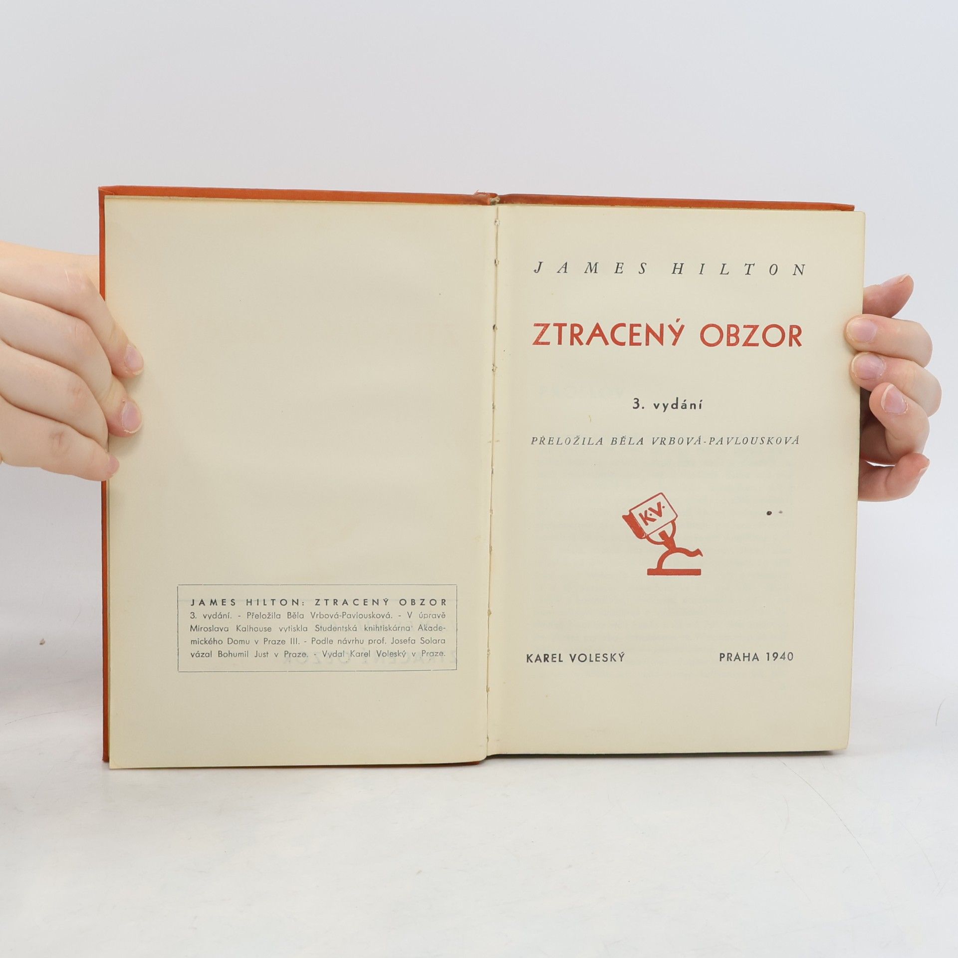 James Hilton Ztracený obzor