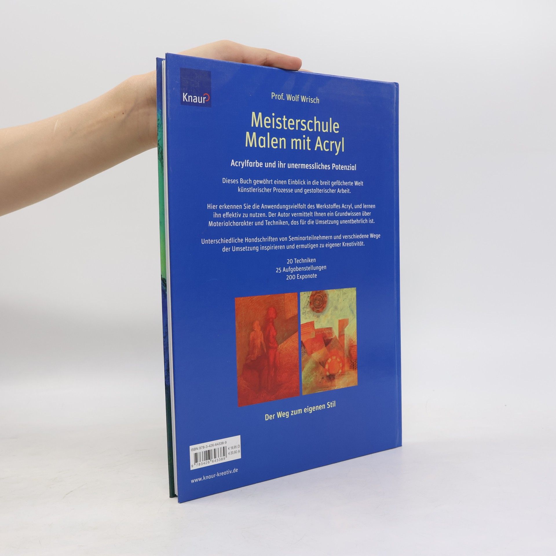 Prof. Wolf Wrisch Meisterschule Malen mit Acryl